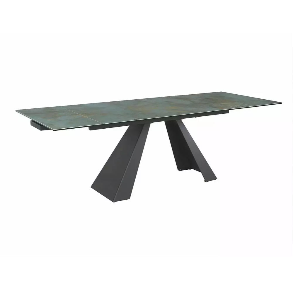 Blagovaonski stol Salvadore 160/240x90cm, Materijal: Kaljeno staklo/Keramika