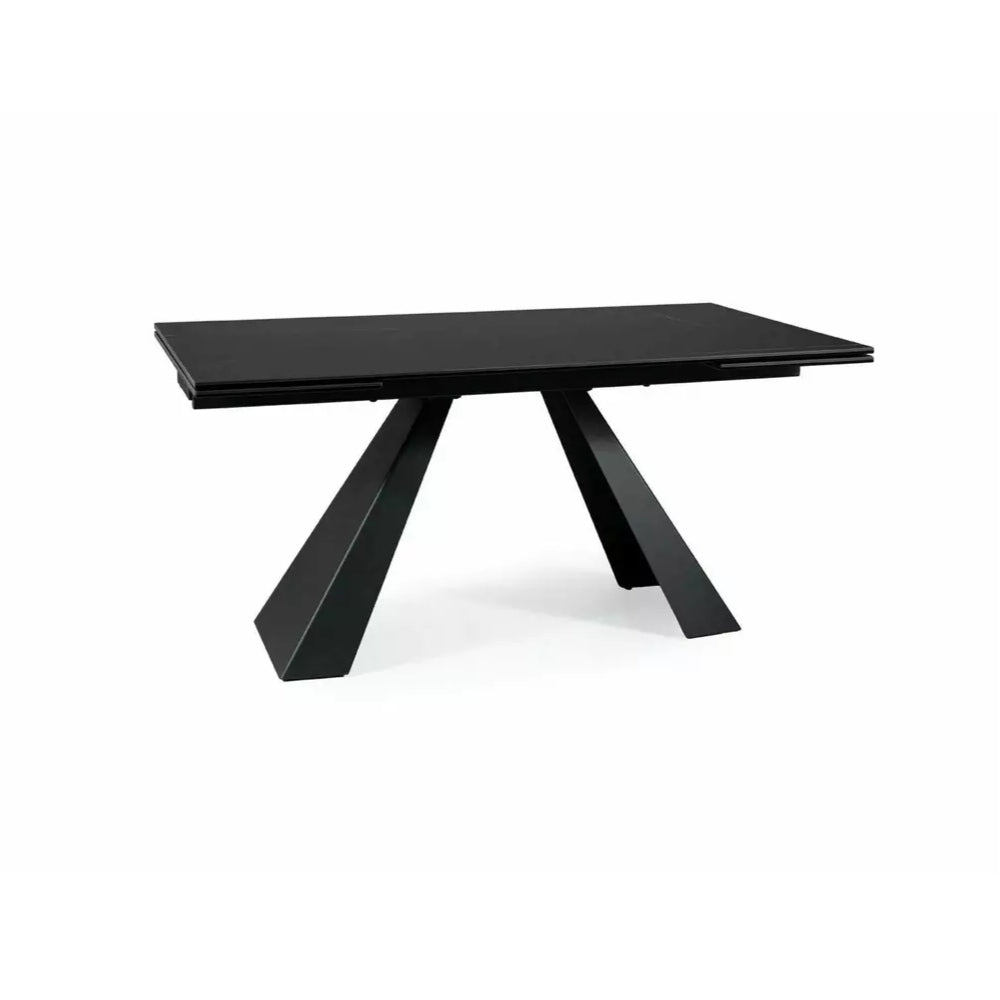 Blagovaonski stol Salvadore 160/240x90cm, Materijal: Kaljeno staklo/Keramika