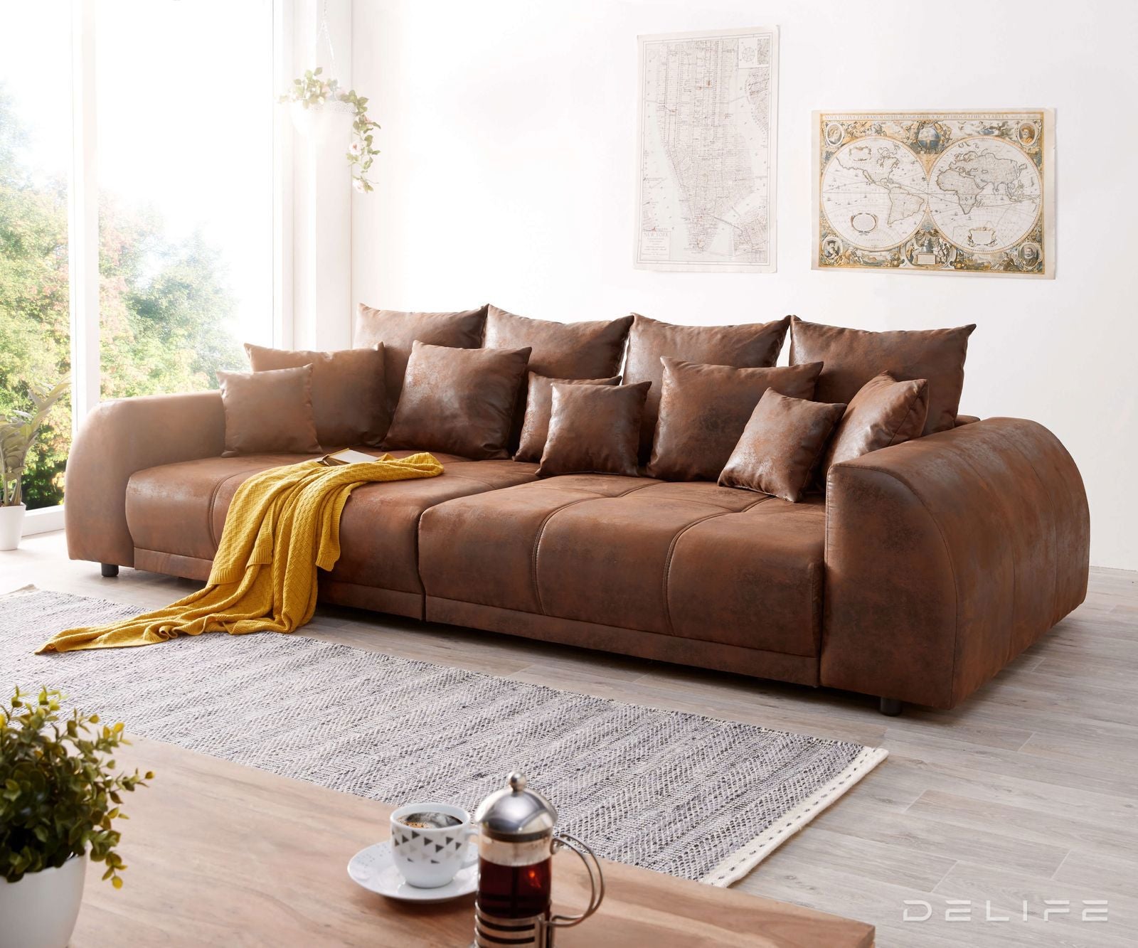 Sofa Violetta 310x135cm, Materijal: Mikrofibra