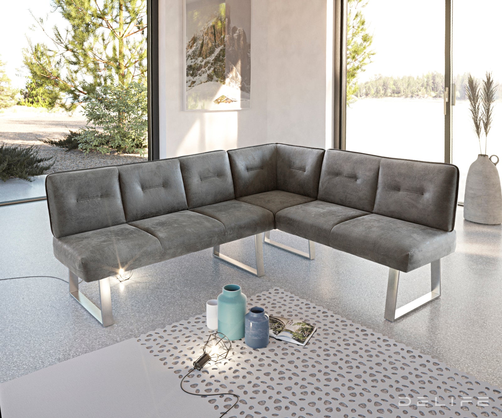 Klupa Pavle 200x170cm, Materijal: Mikrovelur