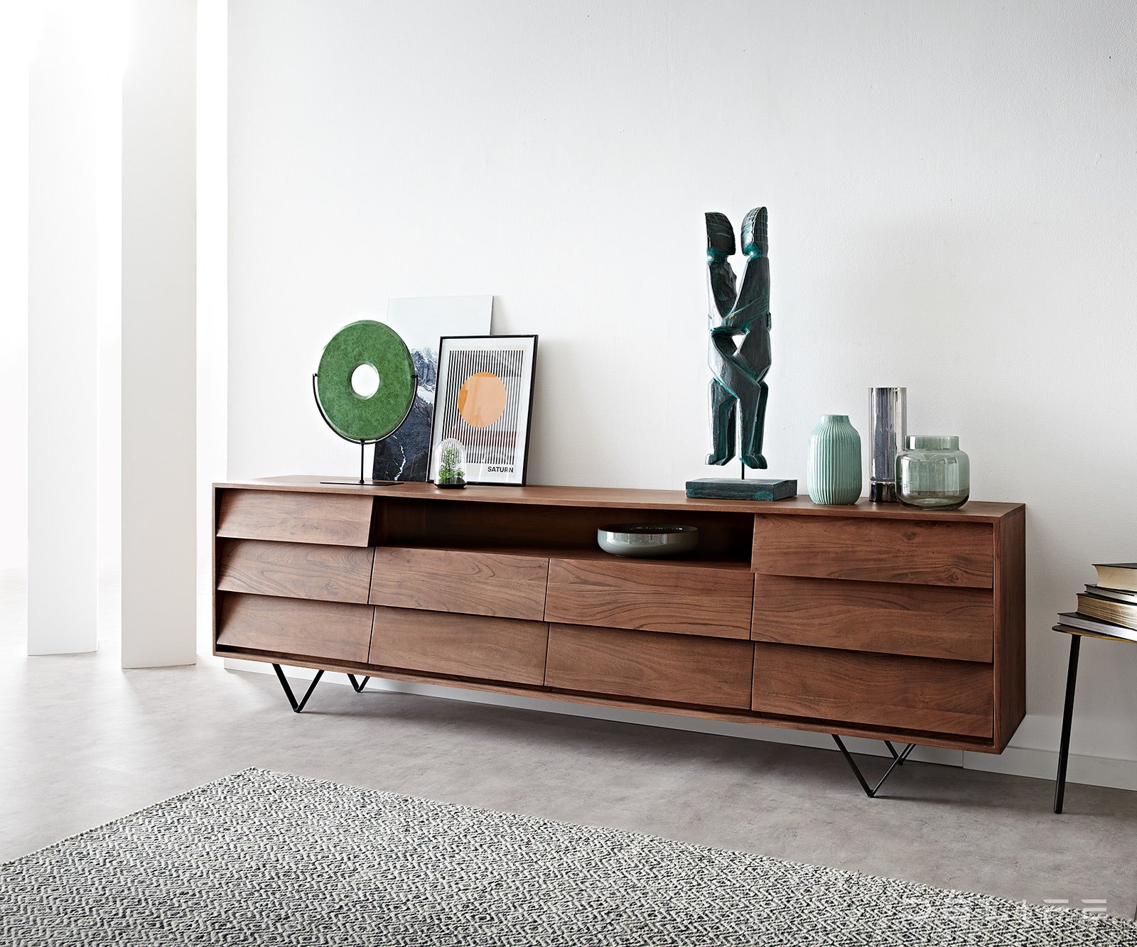 Komoda Eloi 240x40cm, Materijal: Bagrem