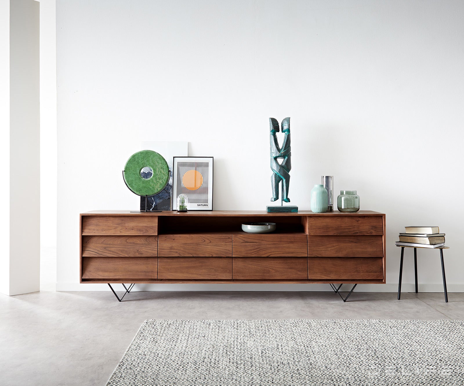 Komoda Eloi 240x40cm, Materijal: Bagrem
