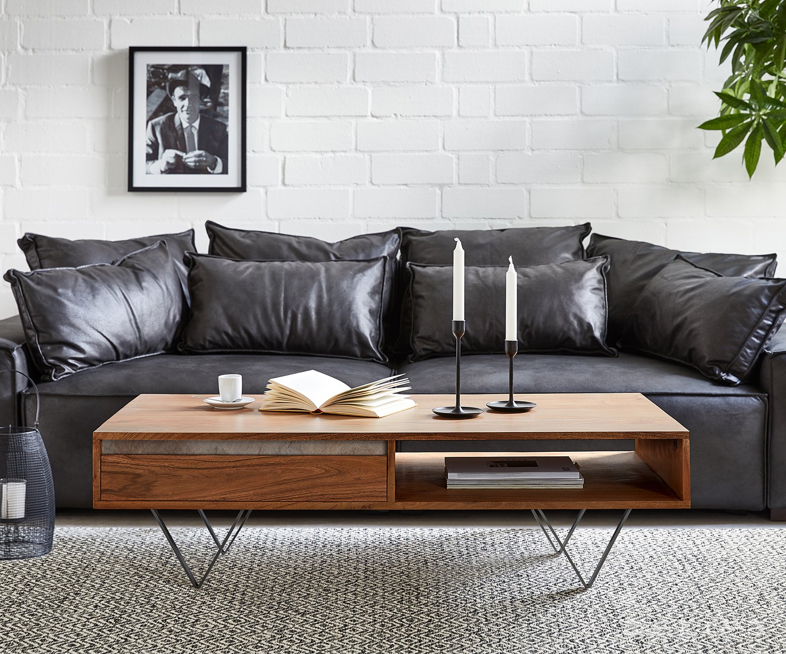 Klub stolić Stonegrace 115x60cm, Materijal: Bagrem