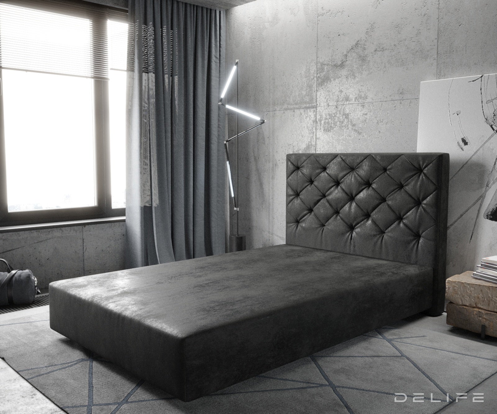 Box spring okvir Dream-Great, Materijal: Mikrofibra