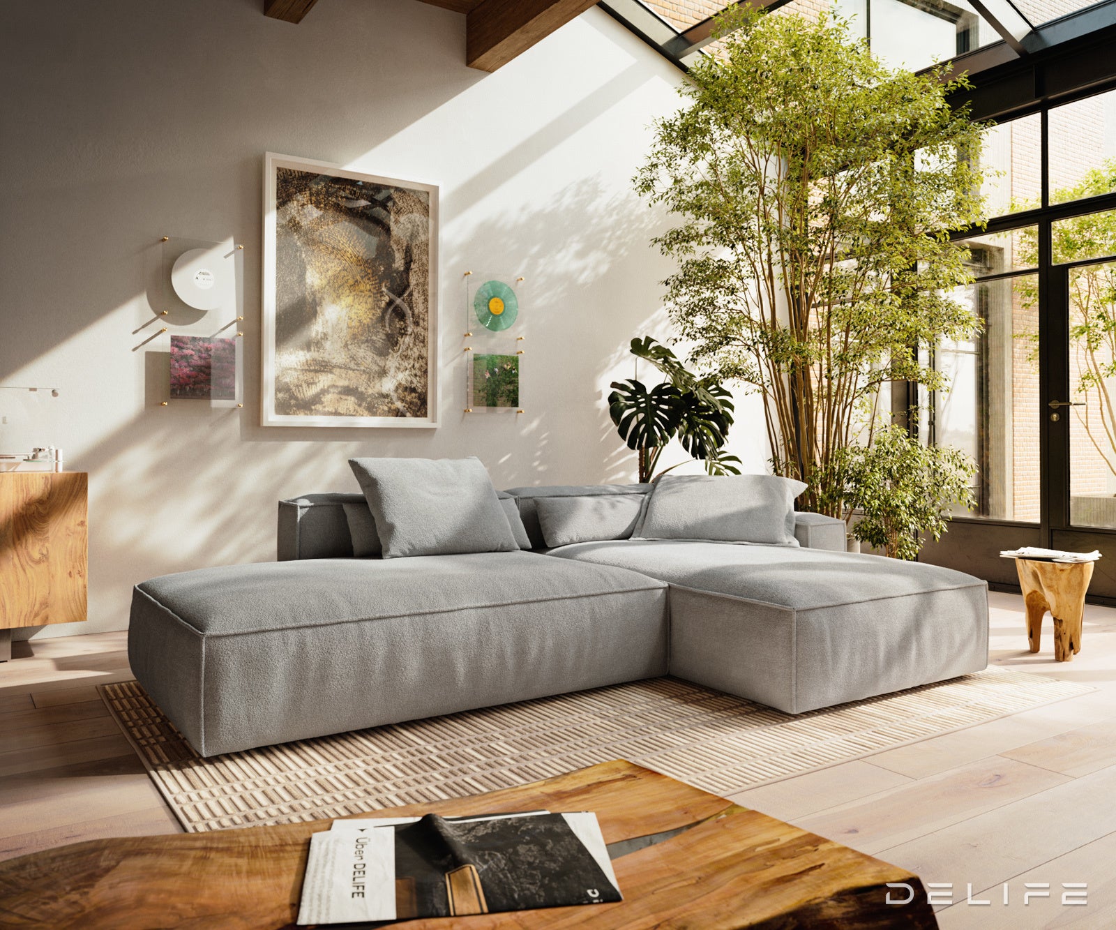 Modularna garnitura Freestyle 310x200cm, Materijal: Strukturirana tkanina