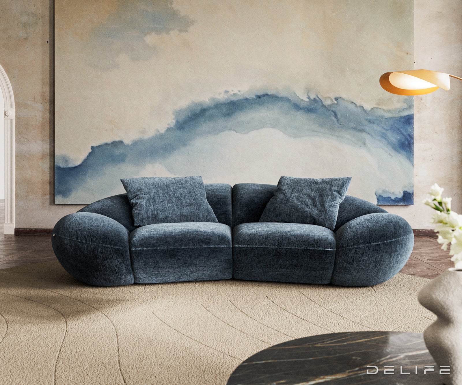 Sofa Lunna 280x170cm, Materijal: Chenille