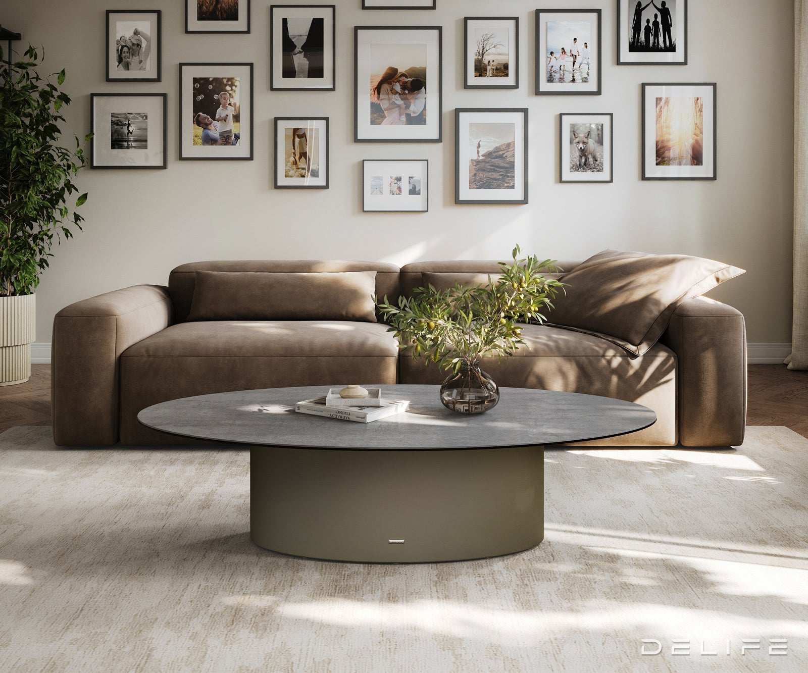 Klub stolić Edge 140x80cm, Materijal: Keramika Laminam