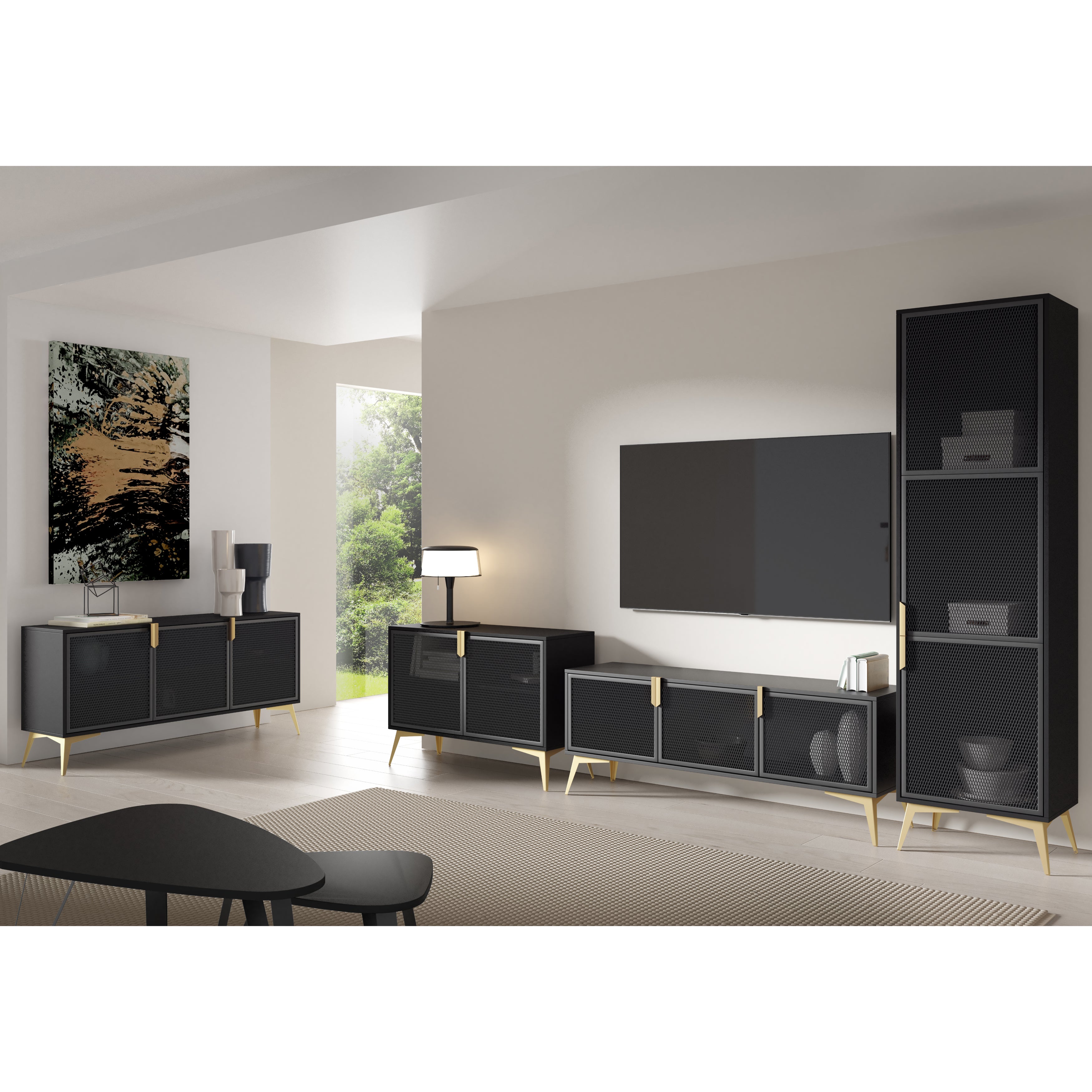 Komoda Bravio 110x42cm, Materijal: Laminirana ploča