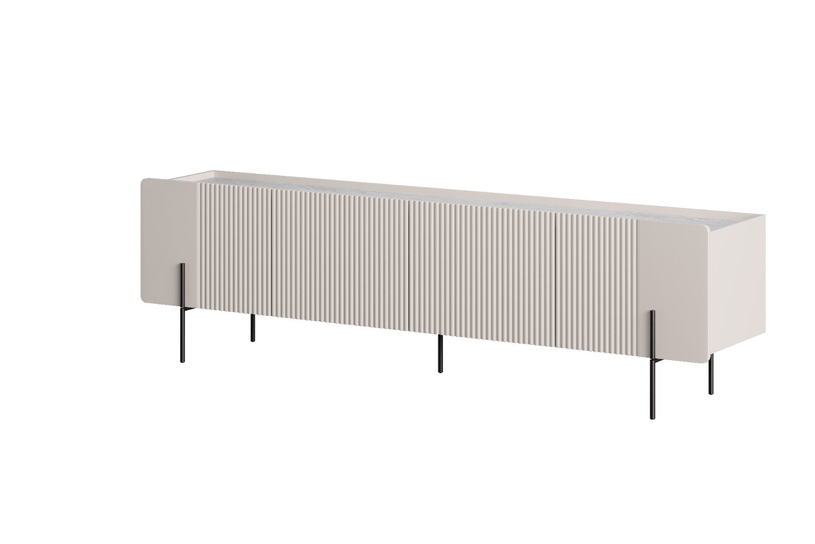 TV Komoda Malmi 200cm, 2 vrata i 2 Ladice, Materijal: MDF