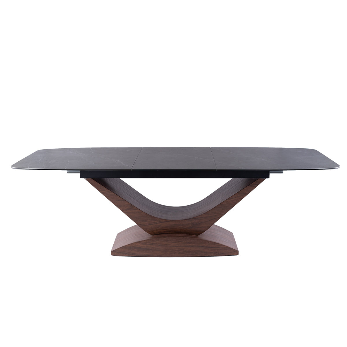 Blagovaonski stol Dolce 180/240x95cm, Materijal: Kaljeno staklo, Keramika