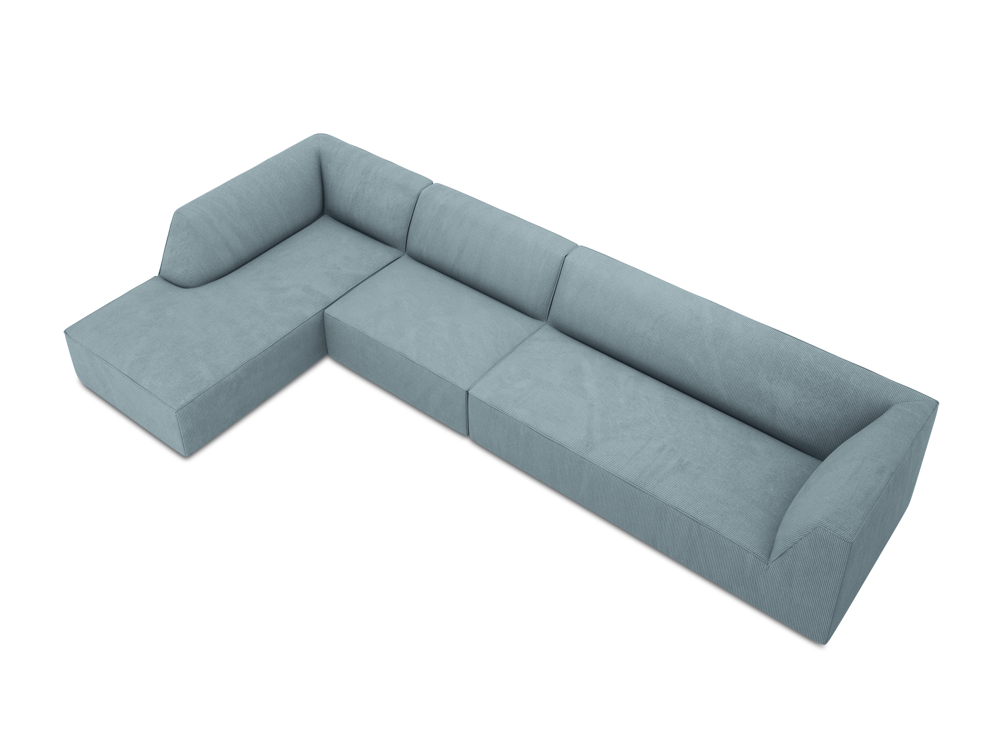 Kutna garnitura Ruby 366x180cm, Materijal: Rebrasta tkanina