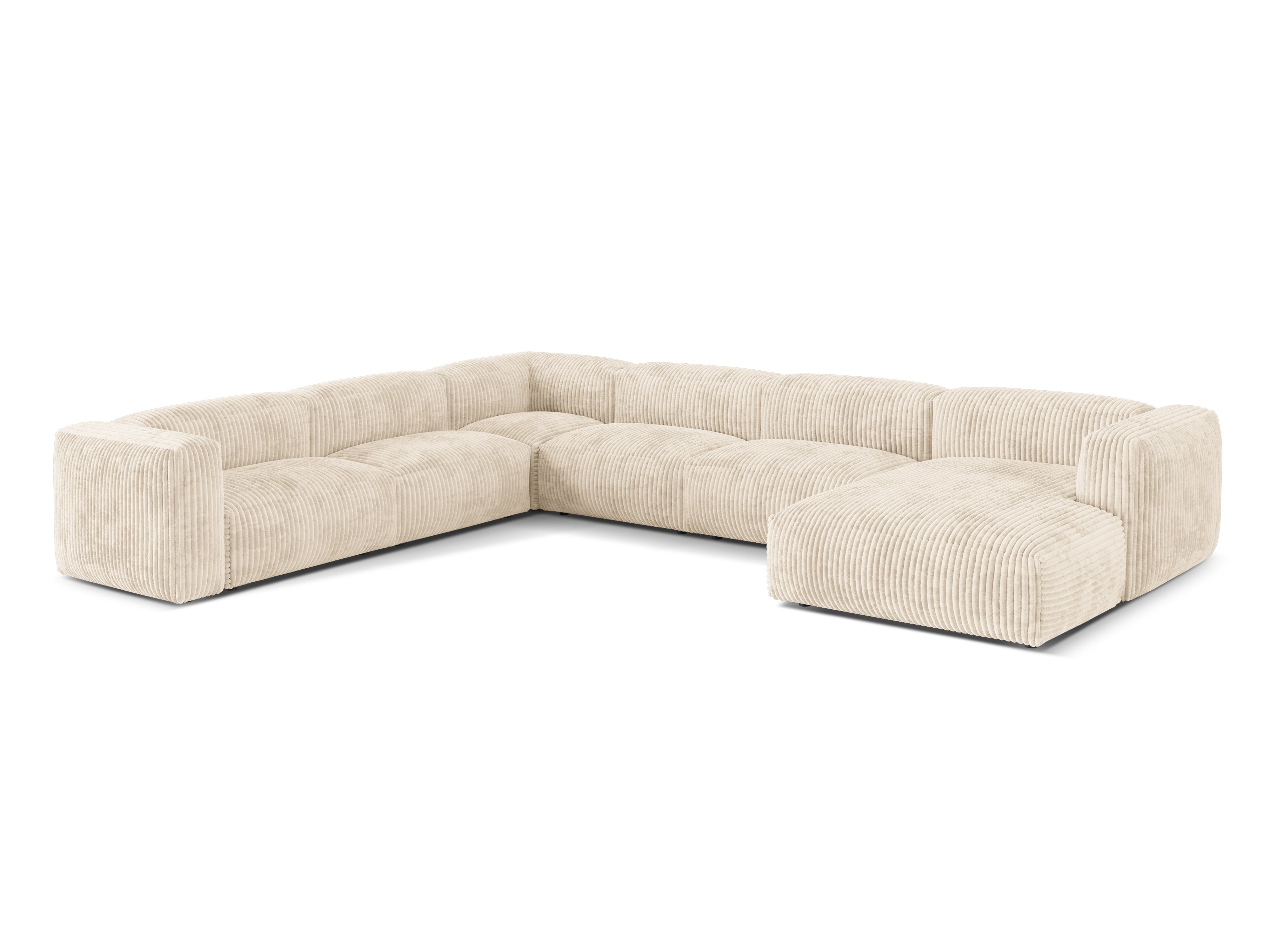 Kutna Garnitura Martina 404x312cm, Materijal: Rebrasta tkanina