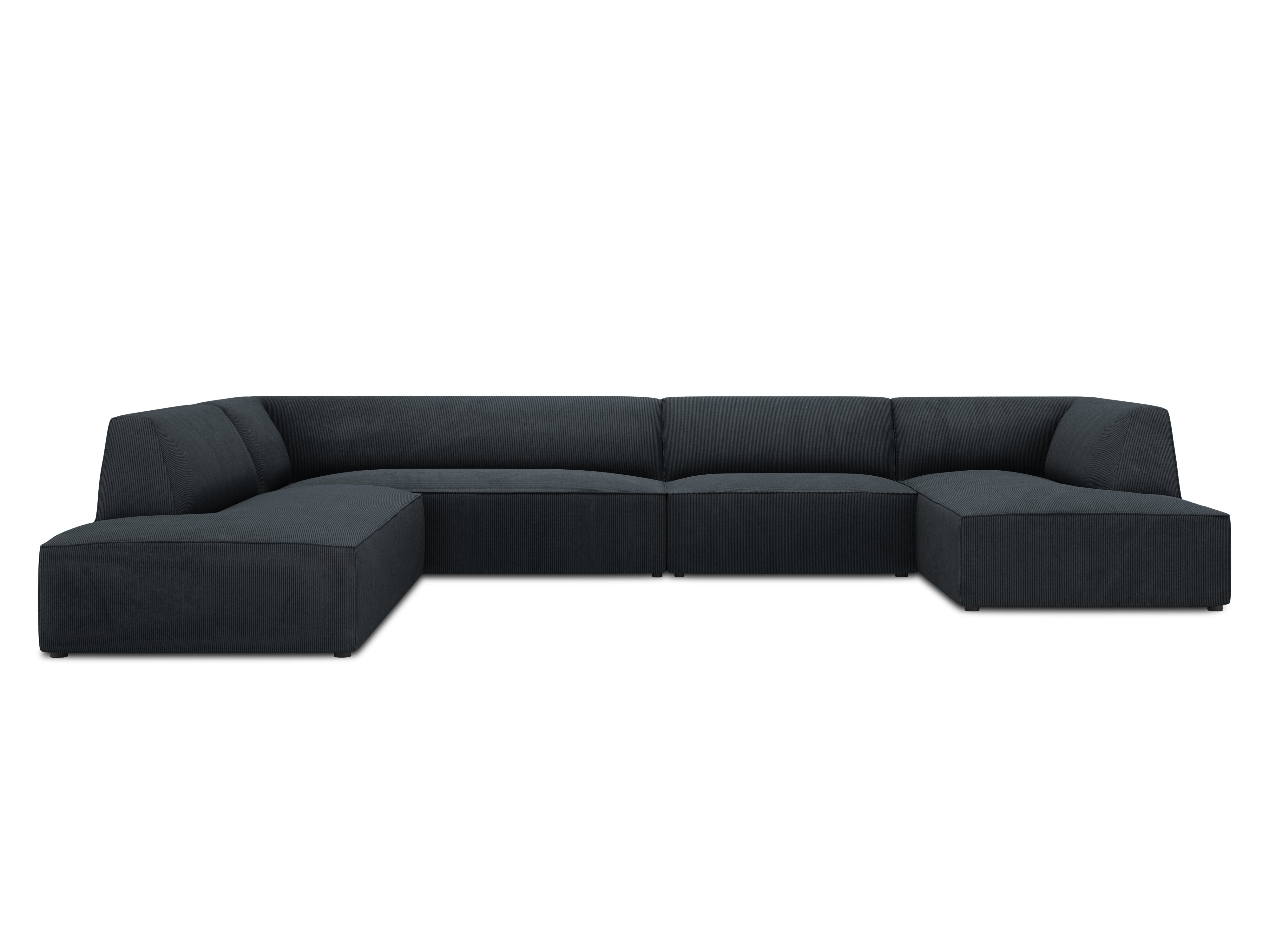 Kutna garnitura Ruby 366x273cm, Materijal: Rebrasta tkanina