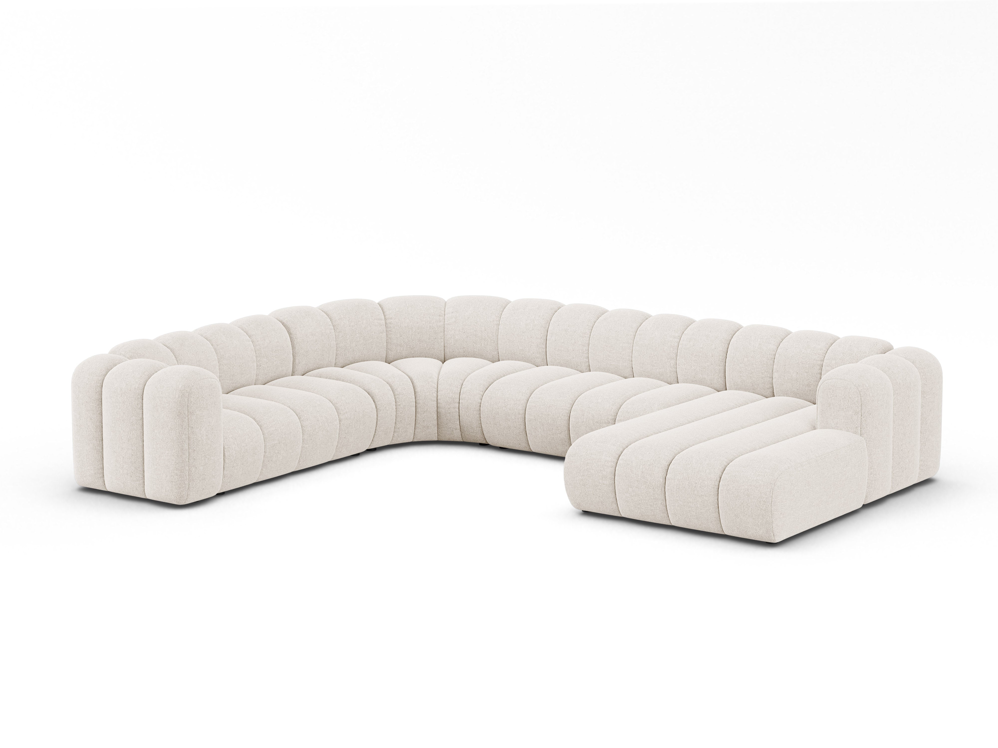 Kutna garnitura Lupine 370x280cm, Materijal: Chenille Eden