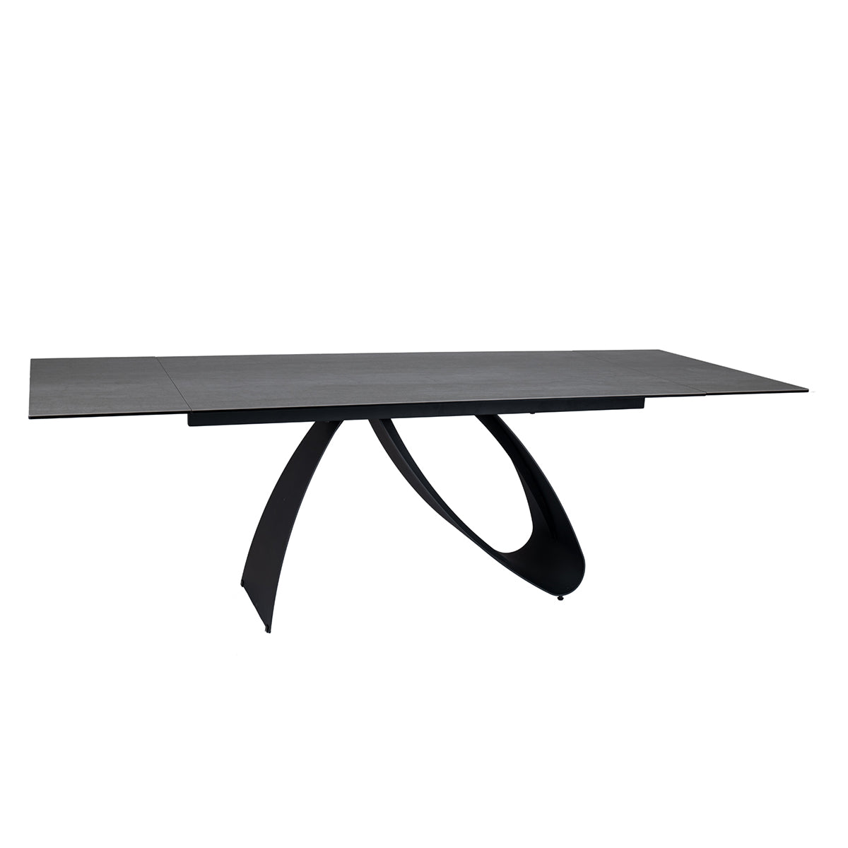 Blagovaonski stol Diuna 160/240x90cm, Materijal: Kaljeno staklo, Keramika