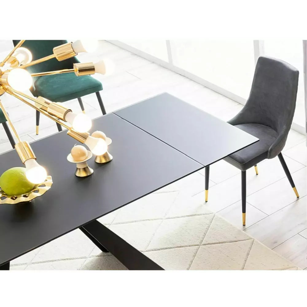 Blagovaonski stol Salvadore 160/240x90cm, Materijal: Kaljeno staklo
