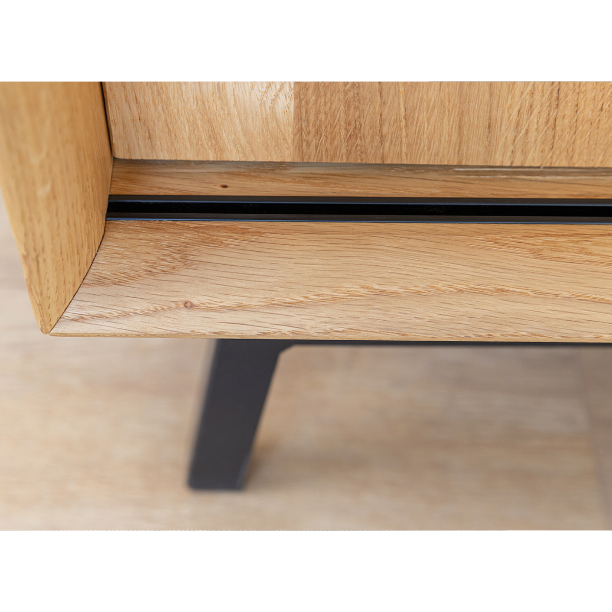 TV Komoda Modern Loft 200x50cm, Materijal: Masivno Drvo Hrast