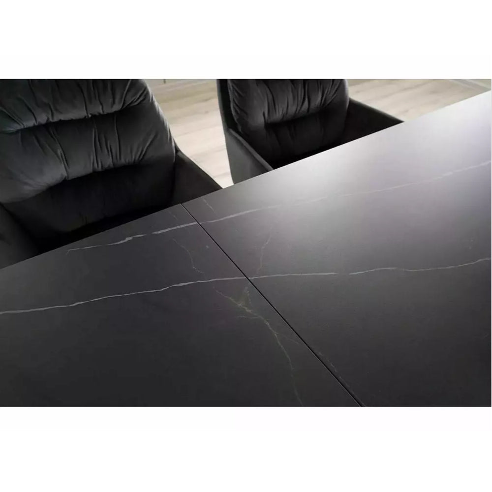 Blagovaonski stol Salvadore 160/240x90cm, Materijal: Kaljeno staklo/Keramika