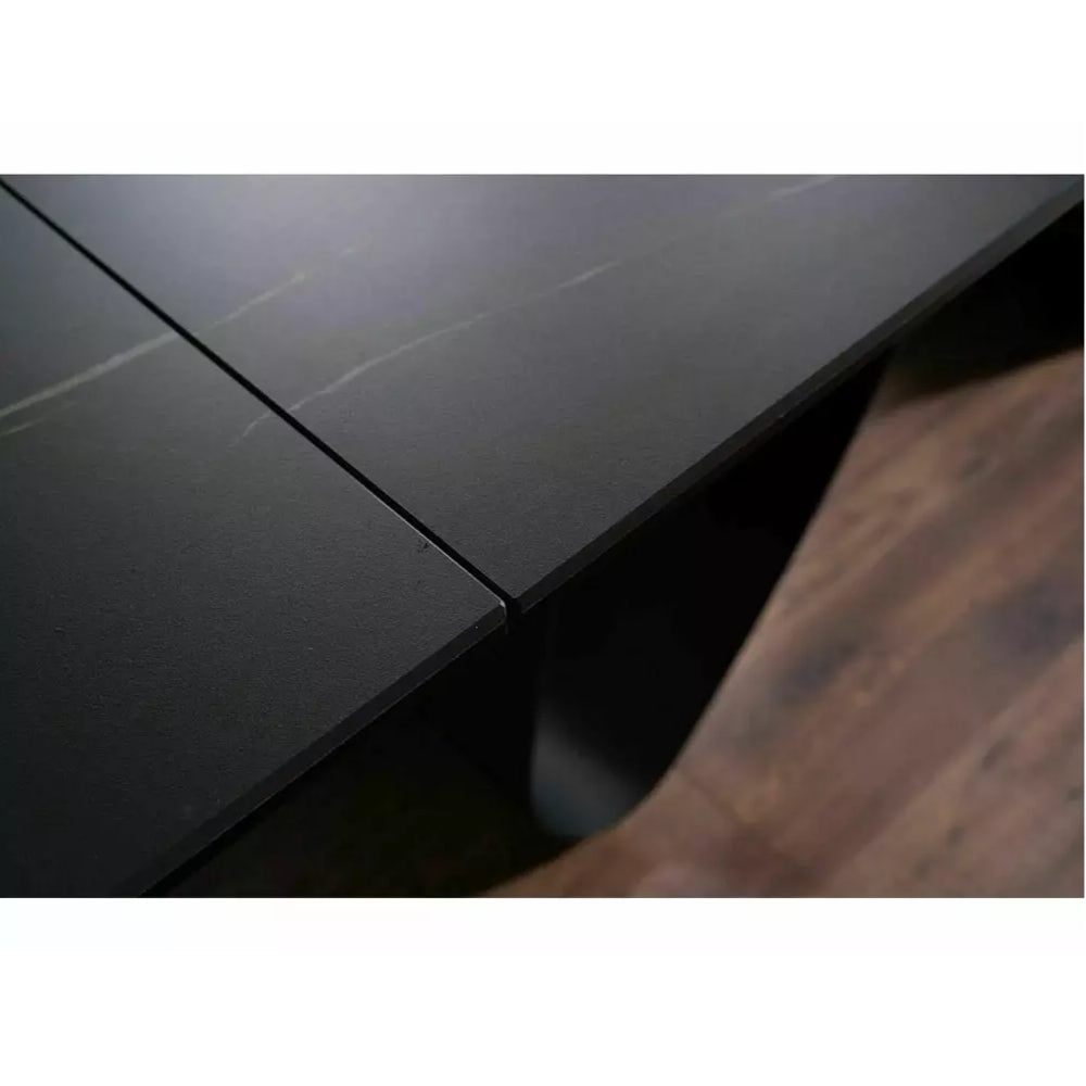 Blagovaonski stol Salvadore 160/240x90cm, Materijal: Kaljeno staklo/Keramika