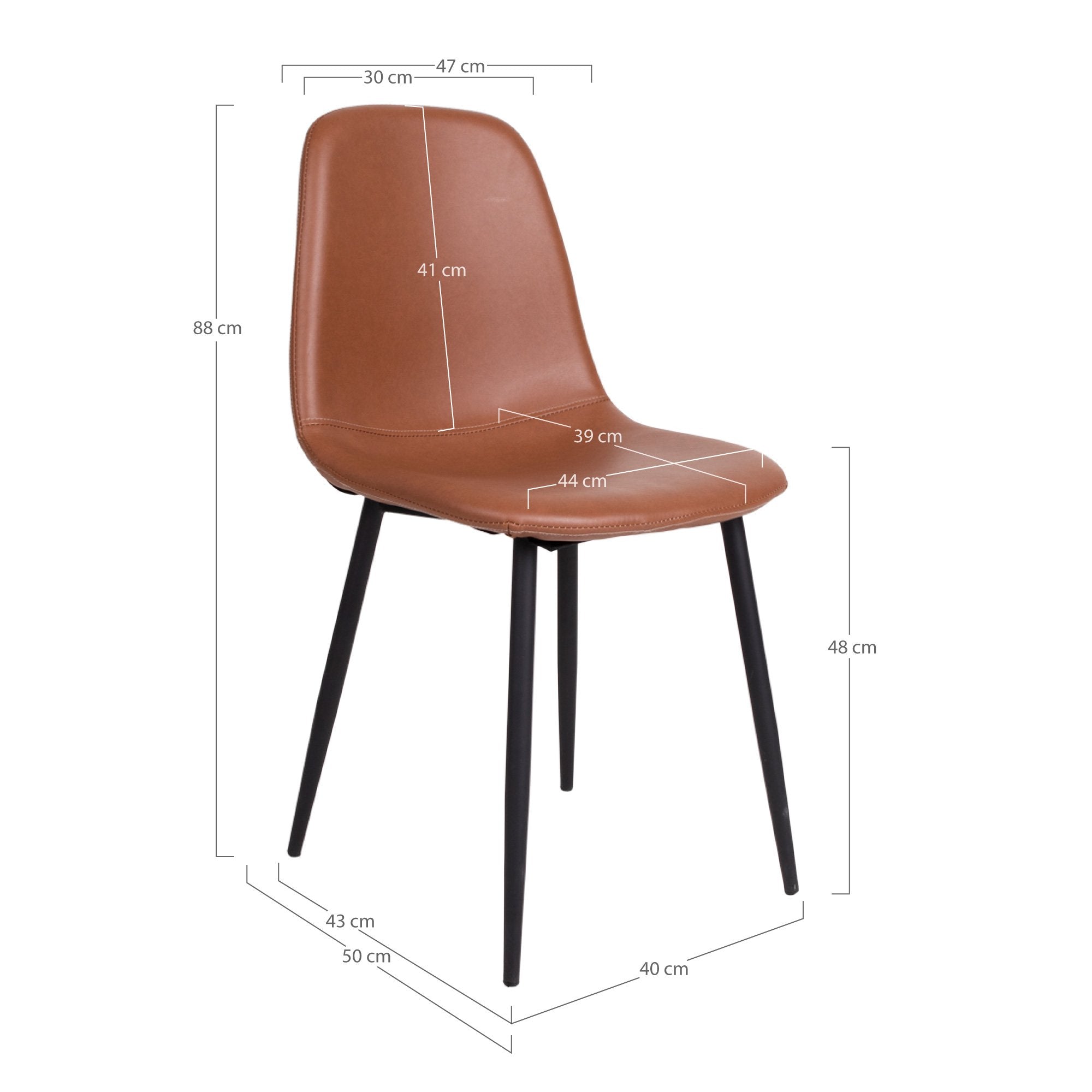 Blagovaonska stolica Stockholm, Materijal: PU