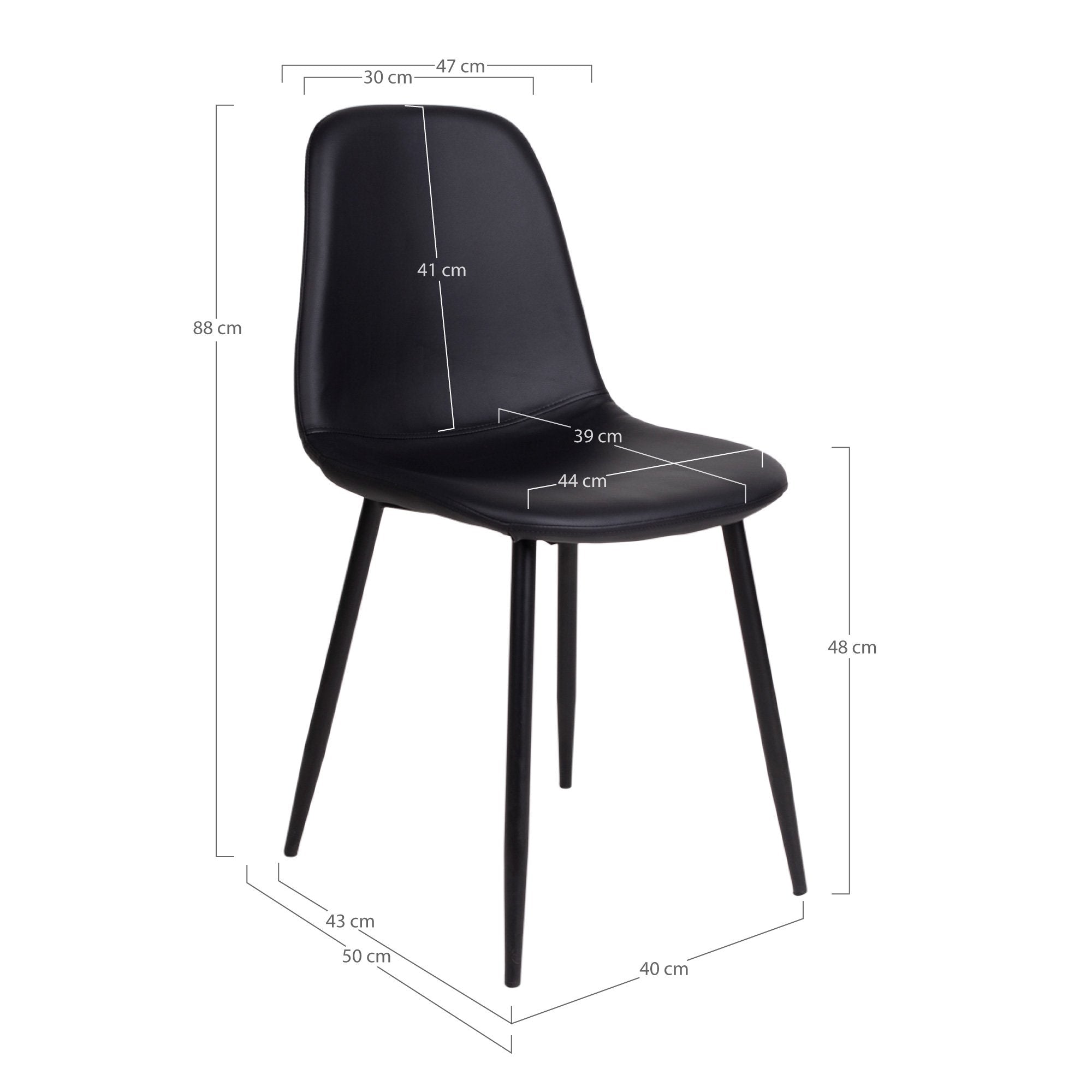 Blagovaonska stolica Stockholm, Materijal: PU