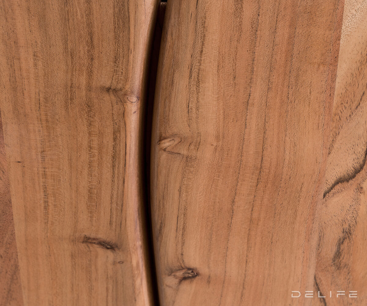 Komoda Live Edge 200x46cm, Materijal: Bagrem