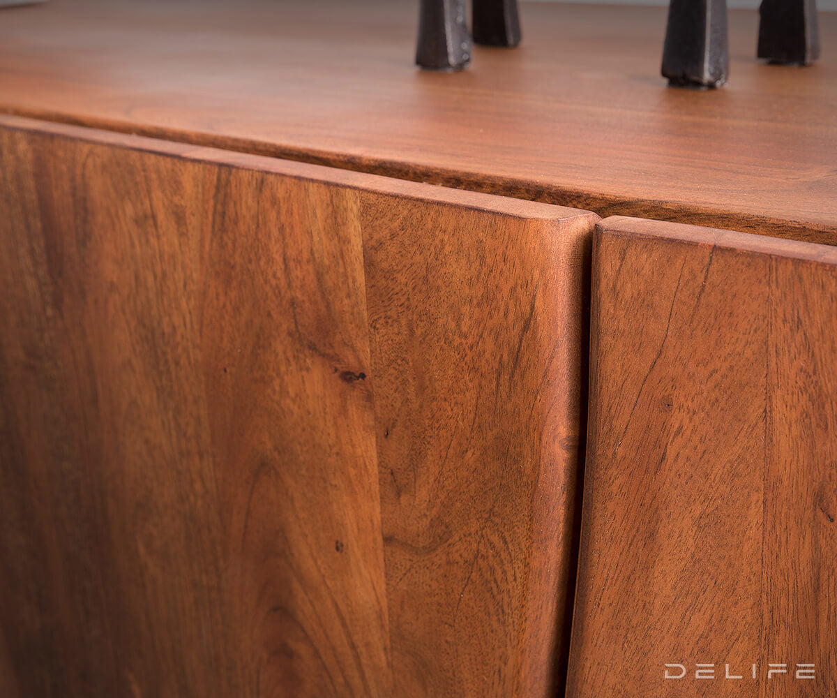 Komoda Live Edge 200x46cm, Materijal: Bagrem