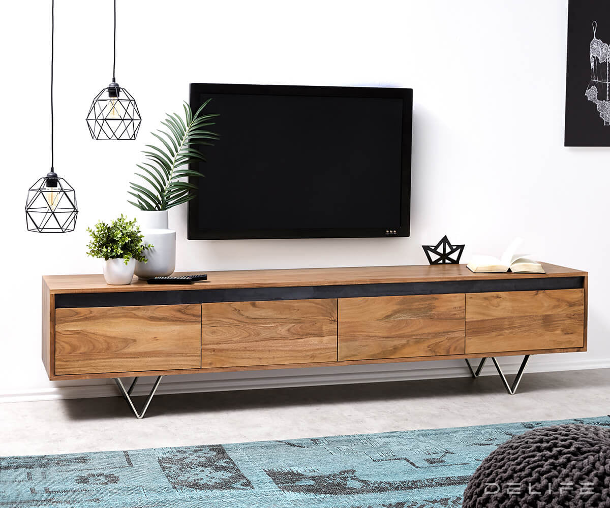 Komoda Stonegrace 200cm, Materijal: Bagrem