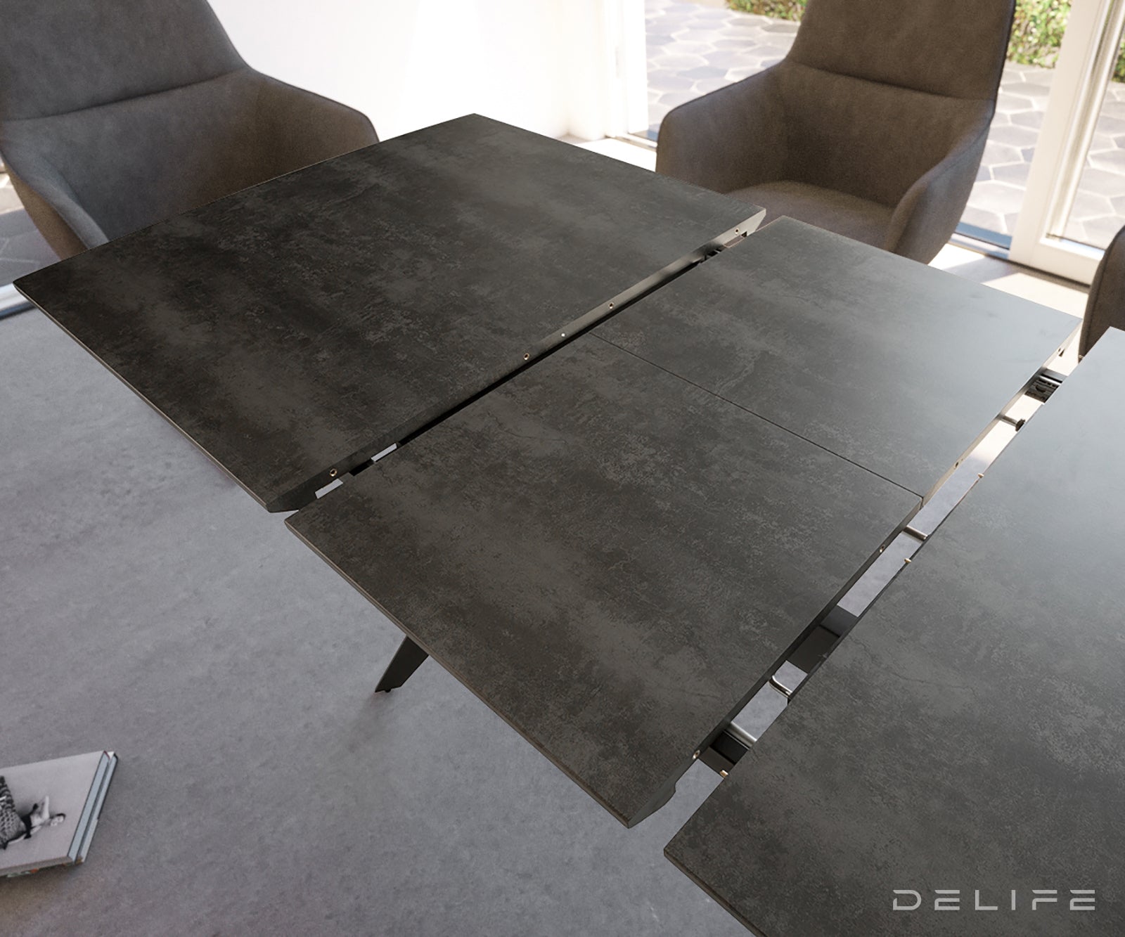 Produljivi stol Edona 160/200x90, Materijal: Folirani MDF