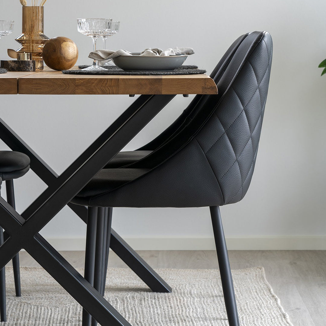 Fiksni stol Toulon 95x140x75cm, Materijal: Hrast