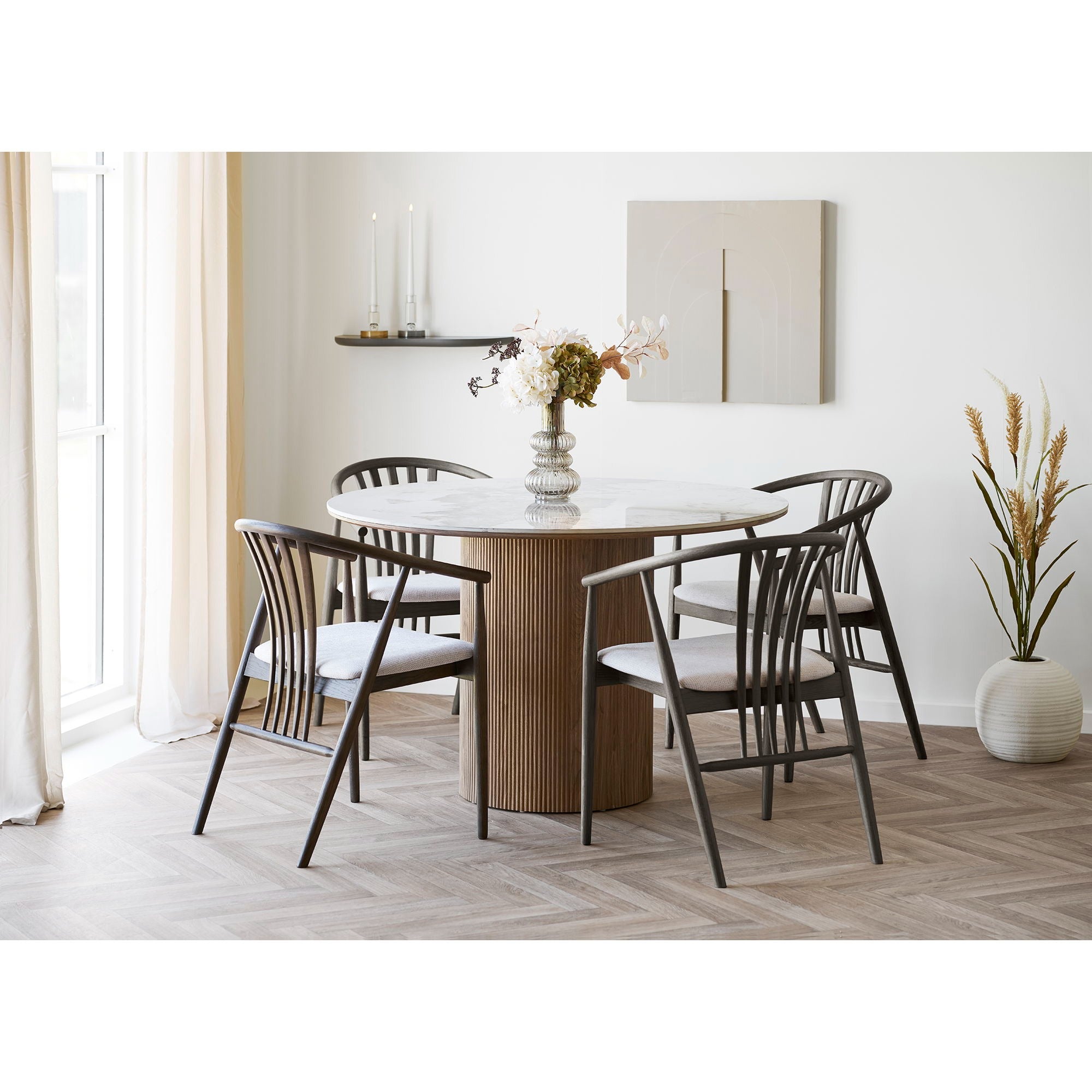 Fiksni stol Athens 120x120cm, Materijal: Keramika/MDF