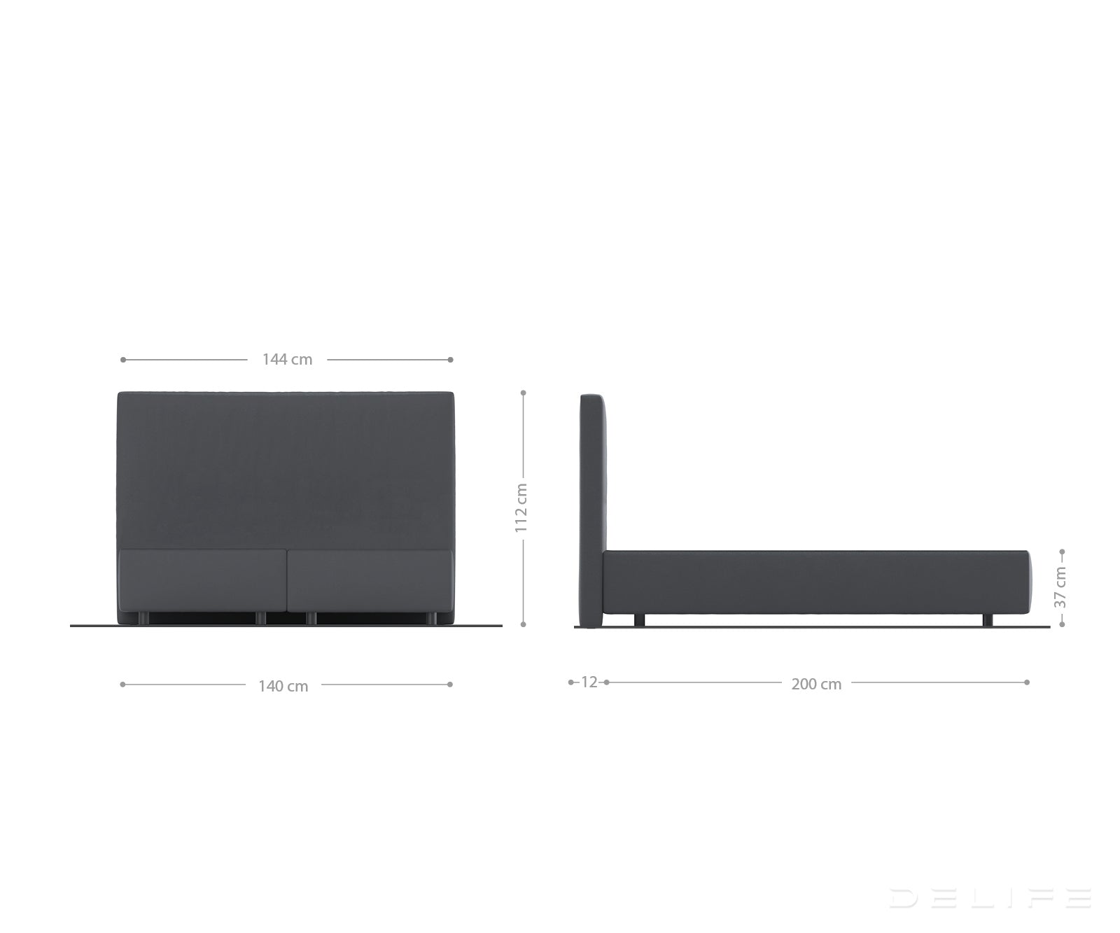 Box spring okvir Dream-Well, Materijal: Mikrofibra