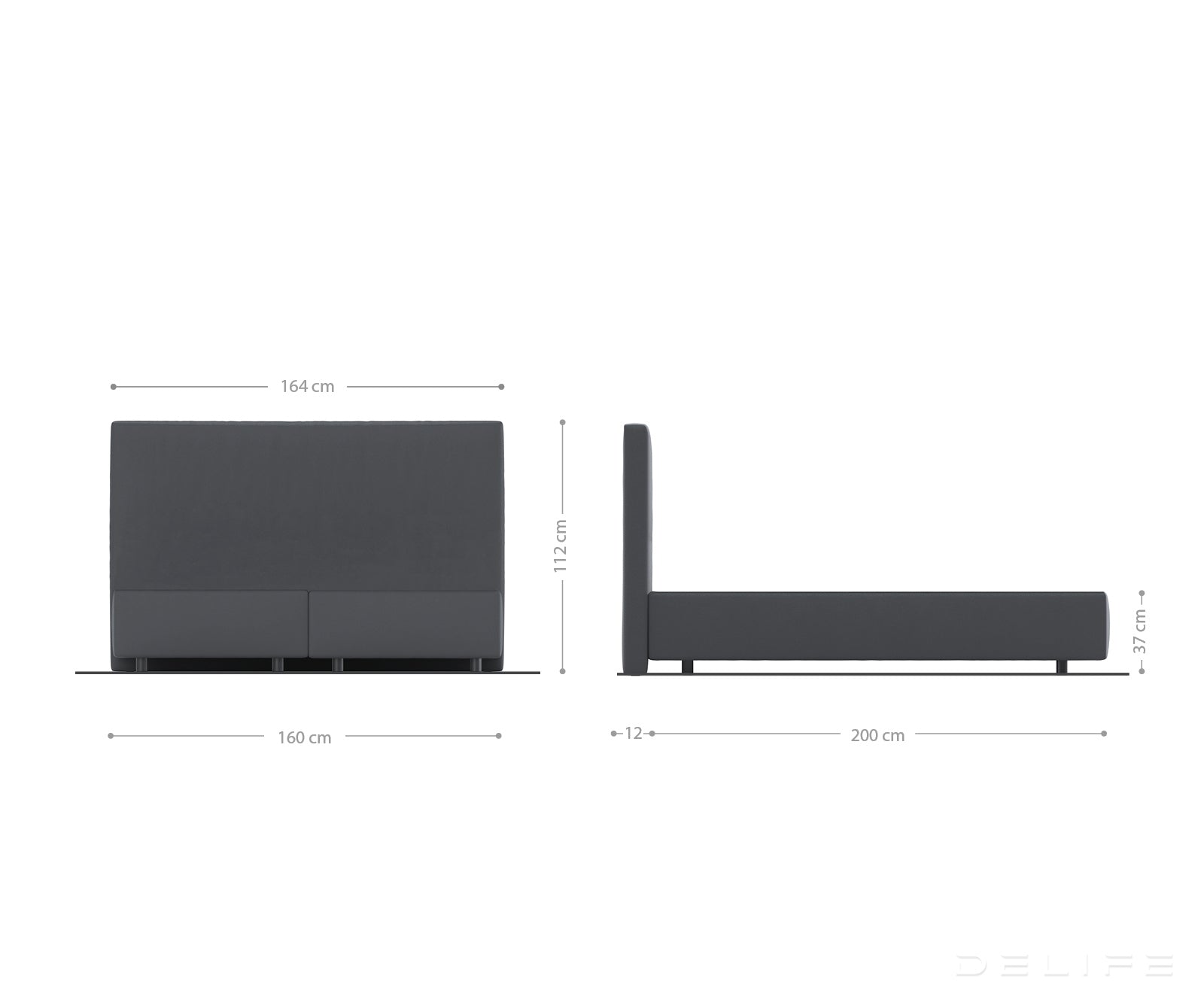 Box spring okvir Dream-Well, Materijal: Mikrofibra