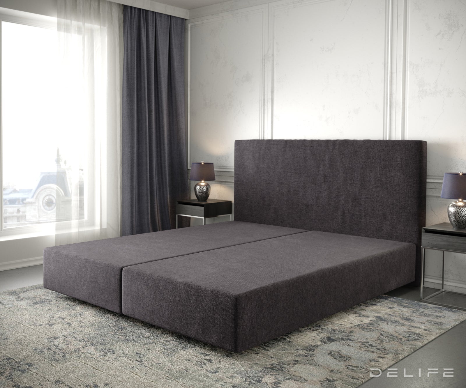 Box spring okvir Dream-Well, Materijal: Mikrofibra