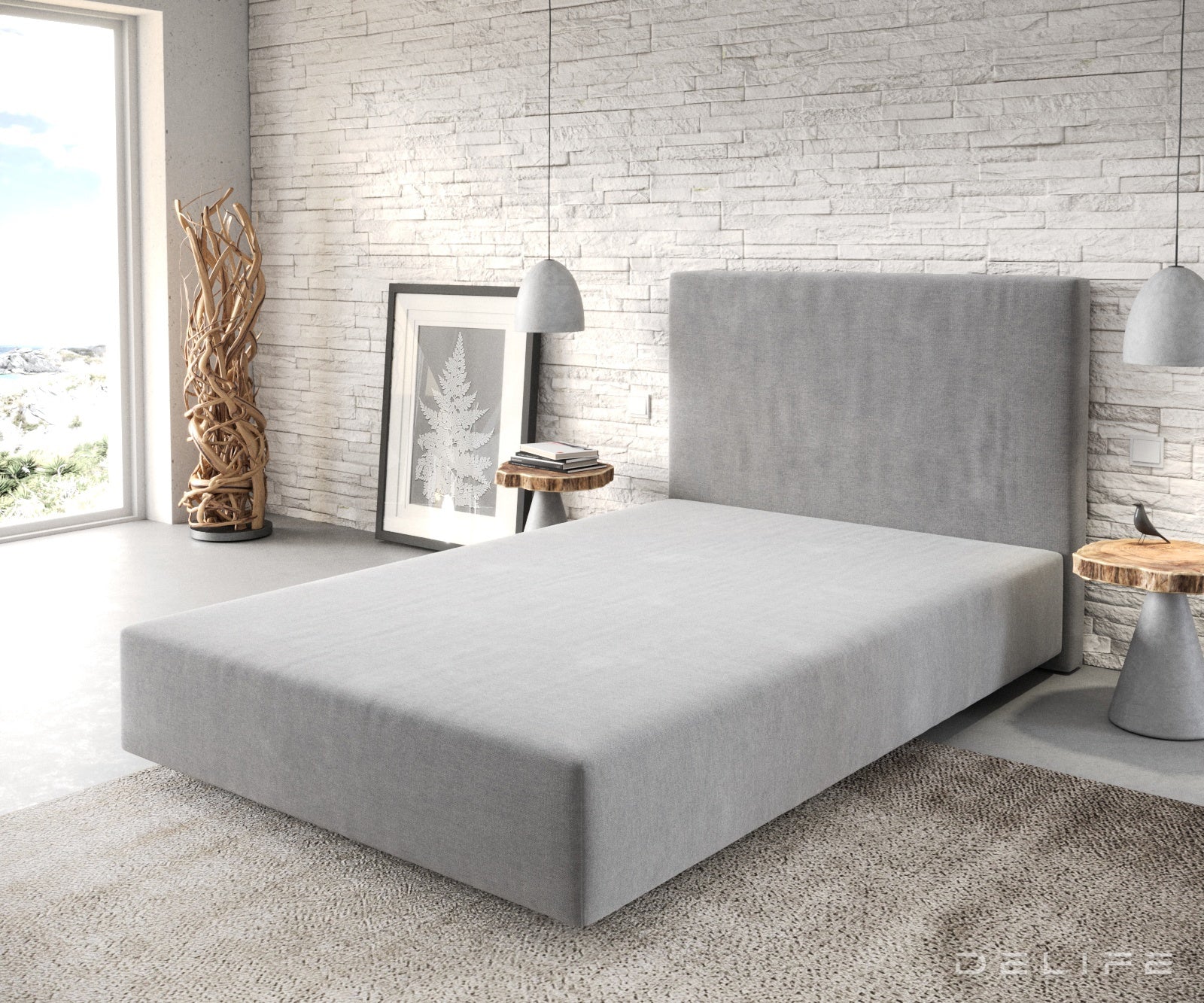 Box spring okvir Dream-Well, Materijal: Mikrofibra