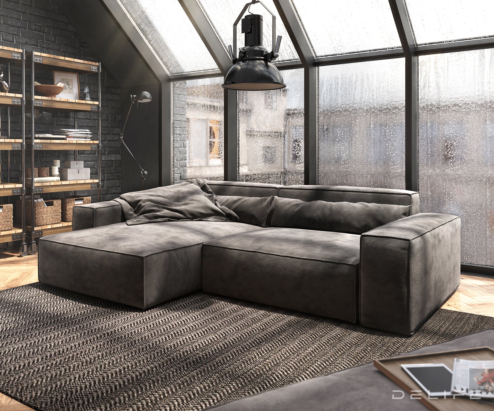 Kutna garnitura Sirpio XL 266x173cm, Materijal: Mikrofibra
