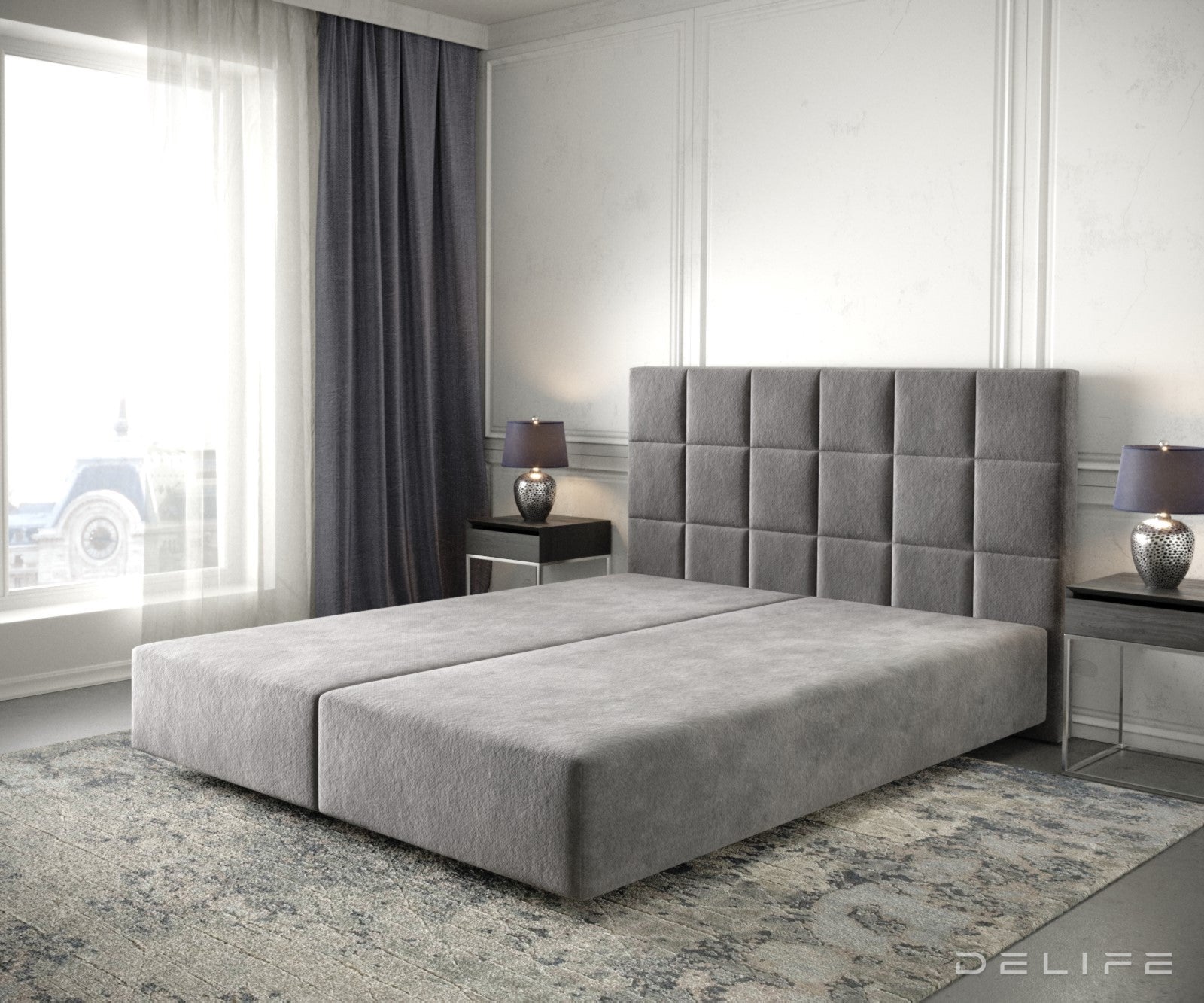 Box spring okvir Dream-Fine, Materijal: Mikrofibra