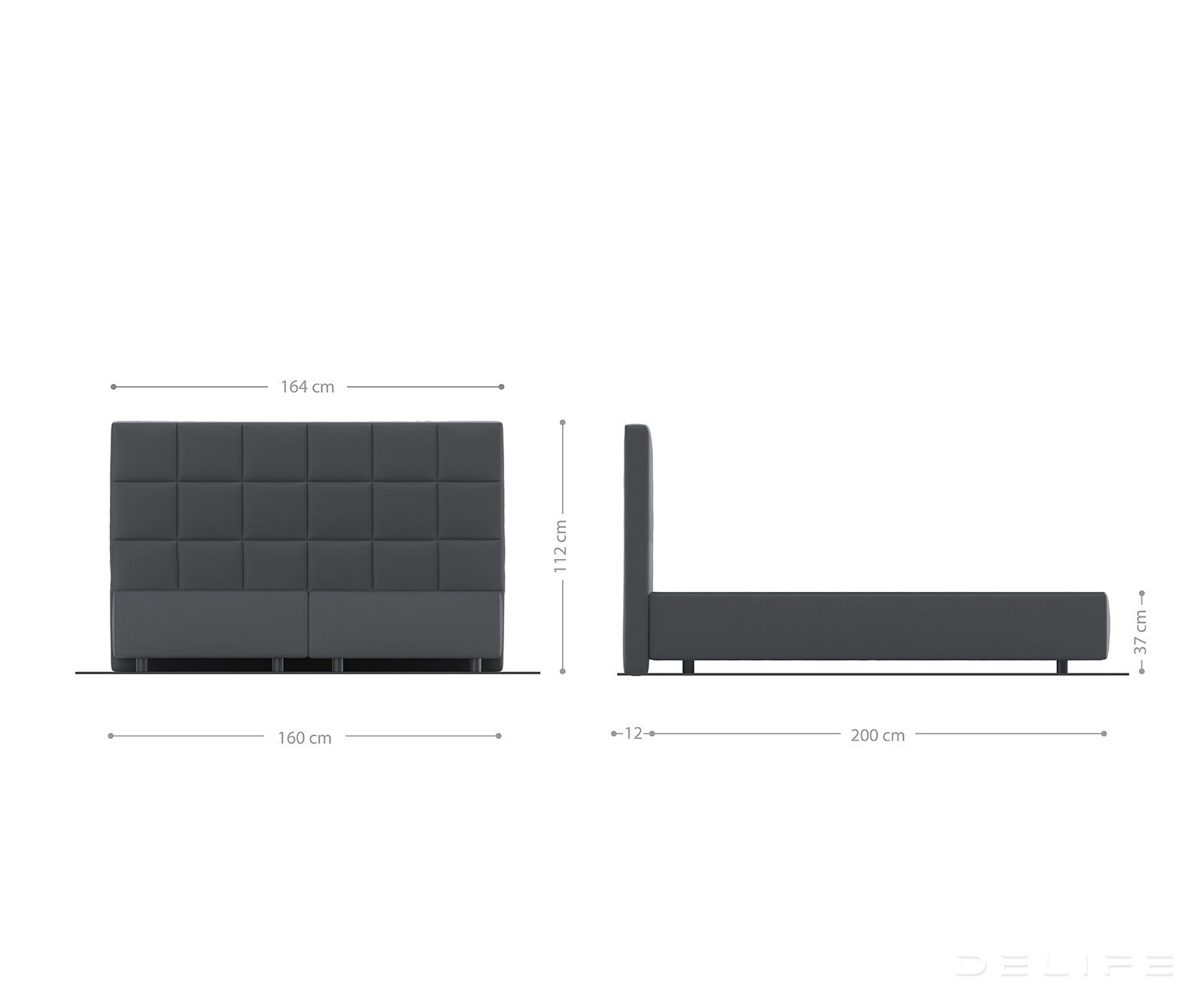 Box spring okvir Dream-Fine, Materijal: Mikrofibra