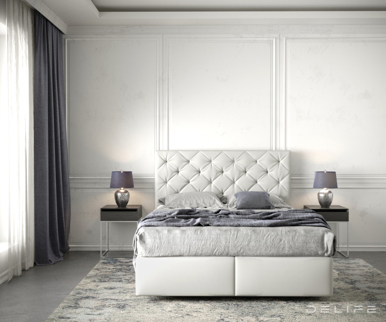 Box spring krevet Dream-Great s madracem i nadmadracem, Materijal: Umjetna koža