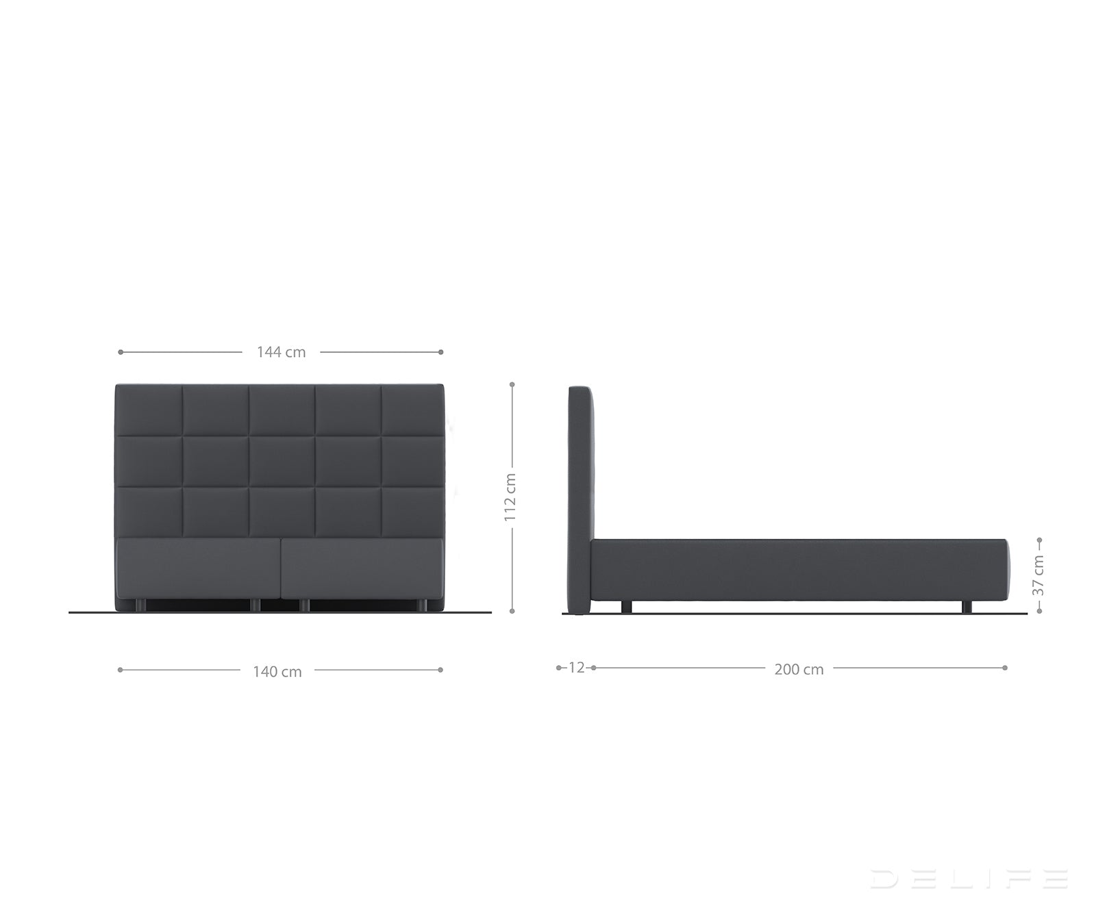 Box spring okvir Dream-Fine, Materijal: Mikrofibra