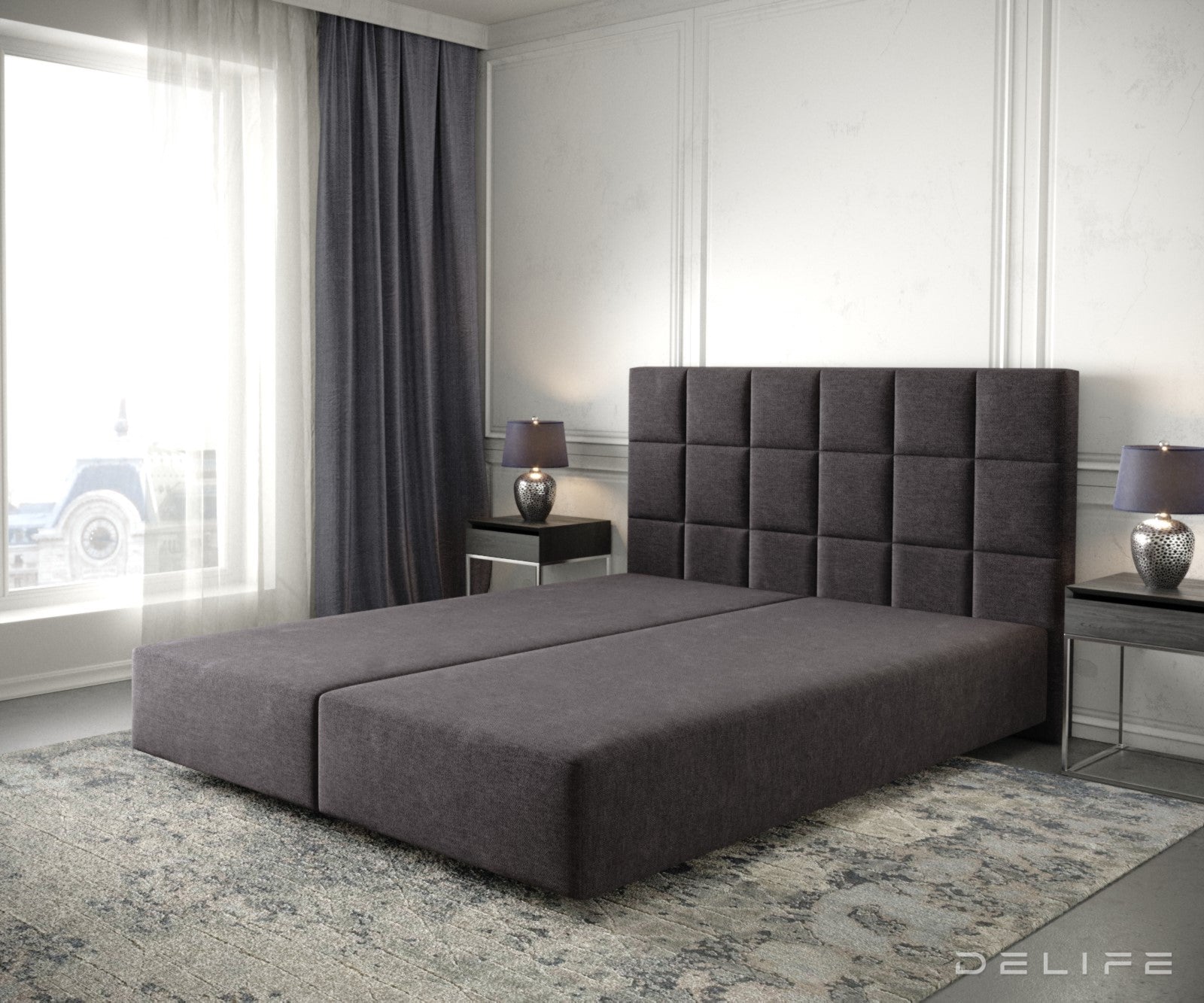 Box spring okvir Dream-Fine, Materijal: Mikrofibra