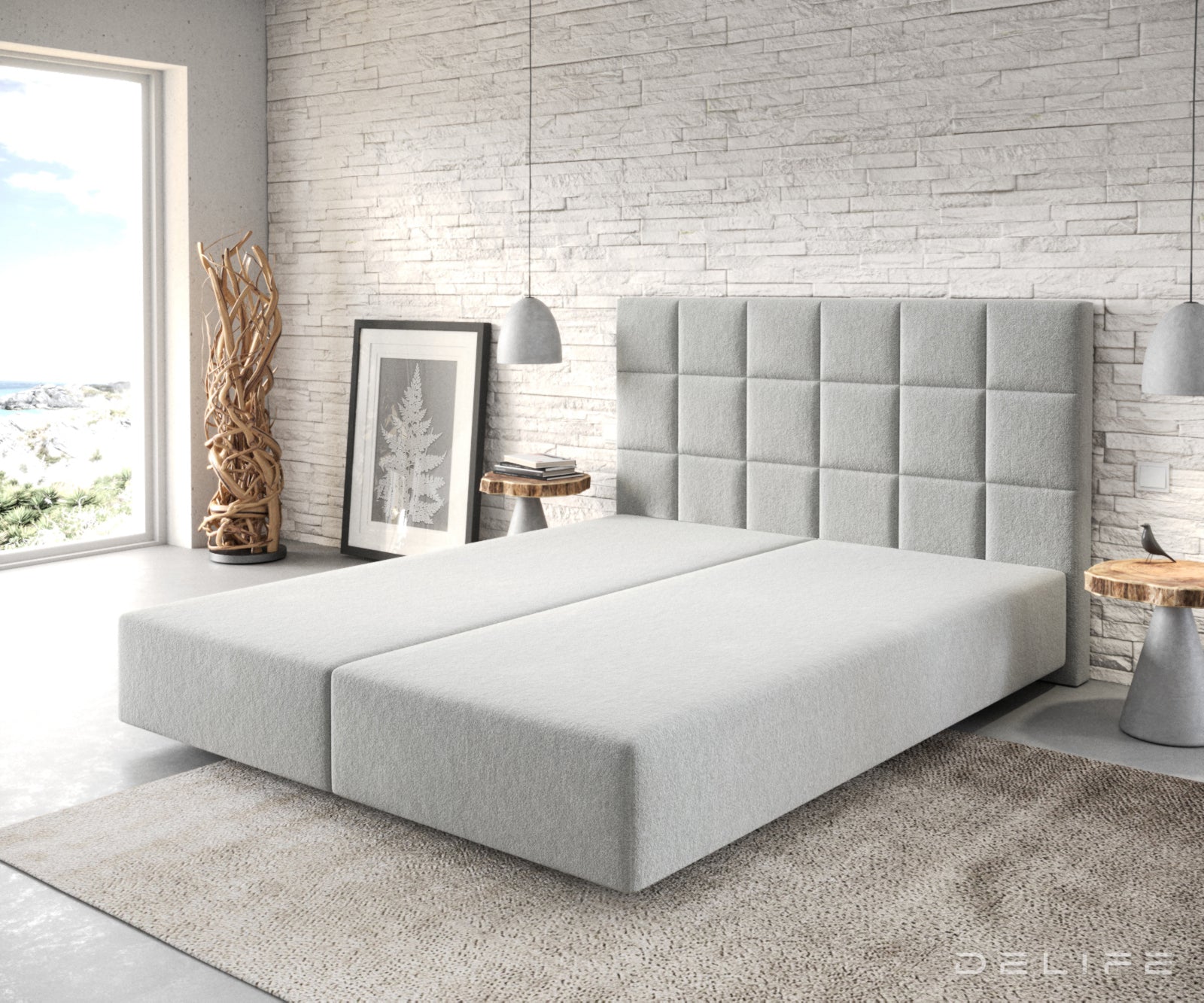 Box spring okvir Dream-Fine, Materijal: Mikrofibra