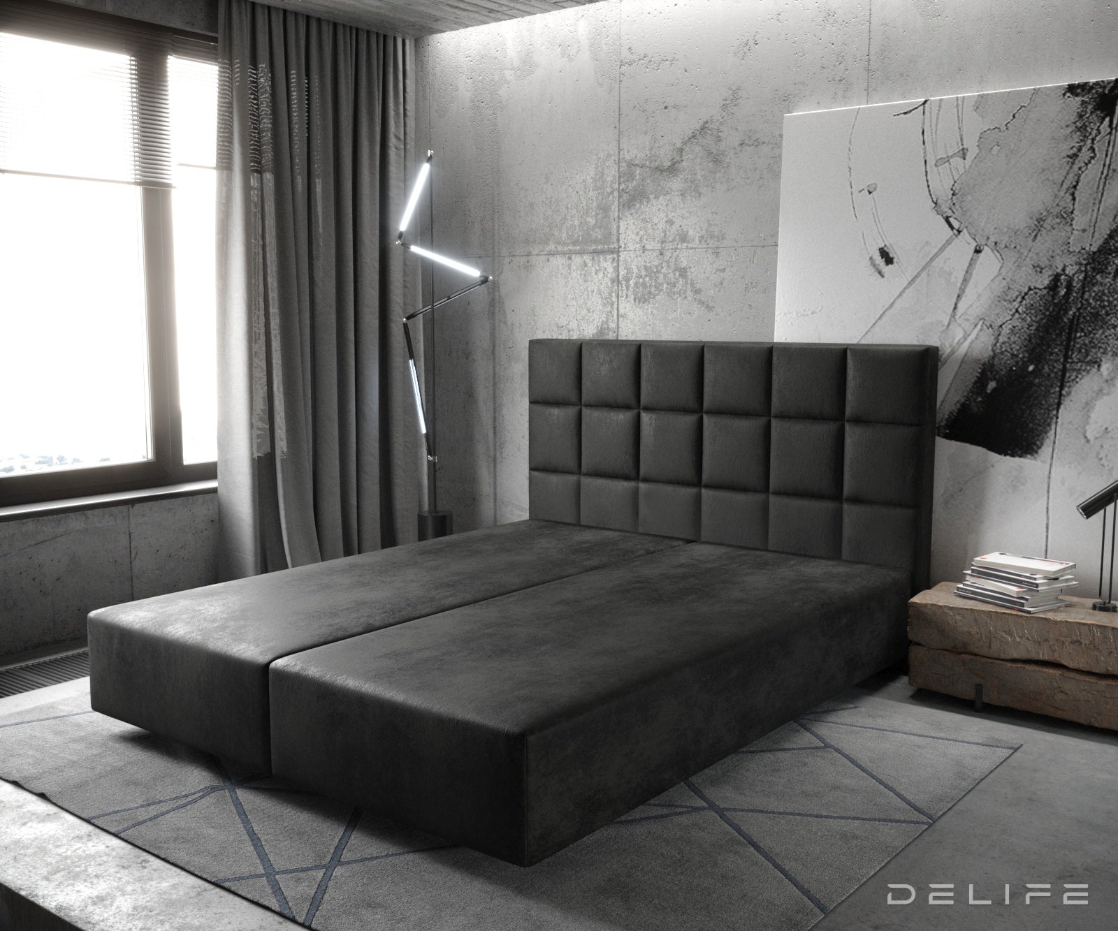 Box spring okvir Dream-Fine, Materijal: Mikrofibra