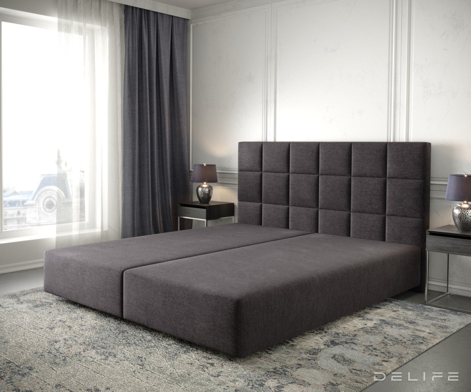 Box spring okvir Dream-Fine, Materijal: Mikrofibra