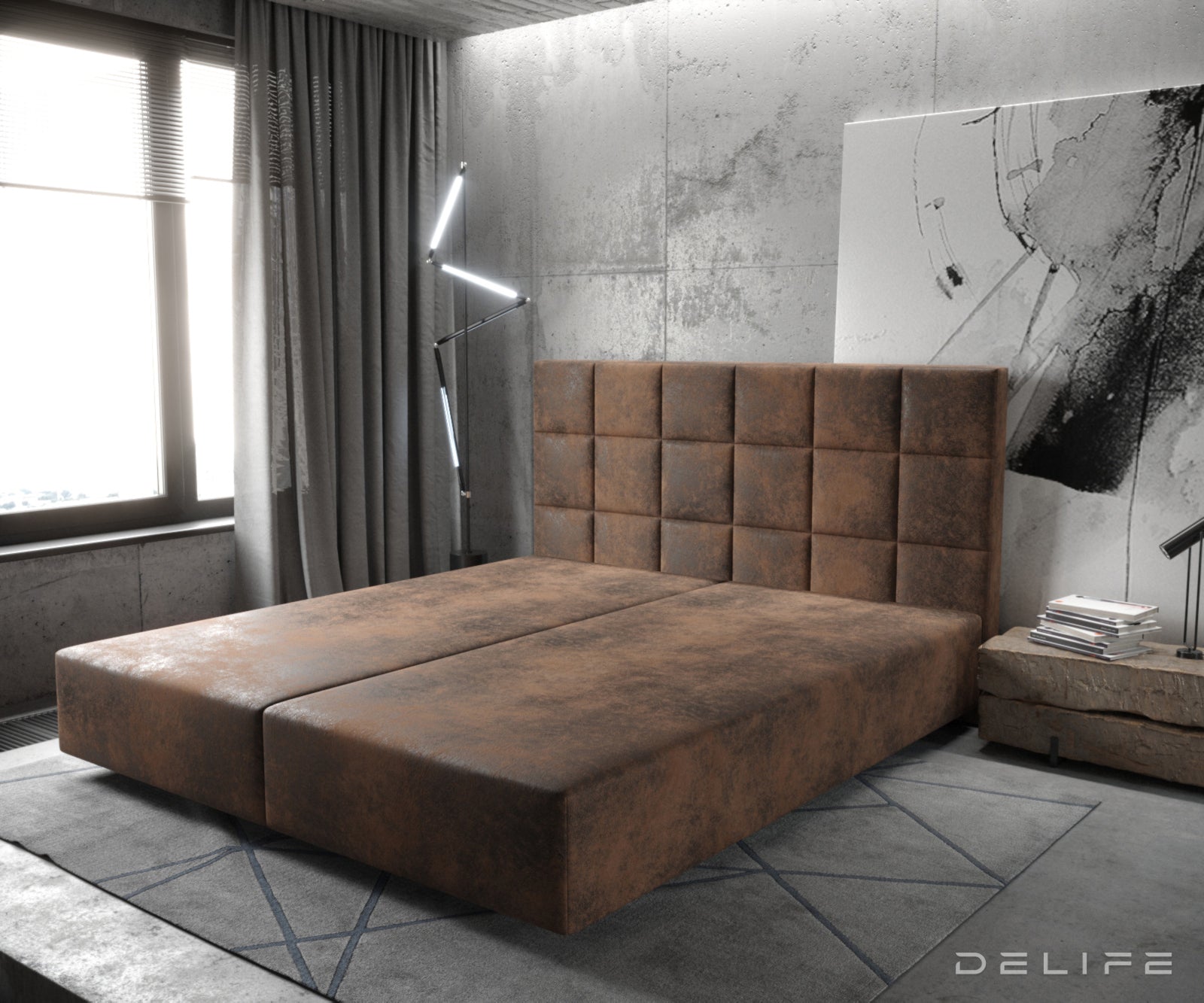 Box spring okvir Dream-Fine, Materijal: Mikrofibra