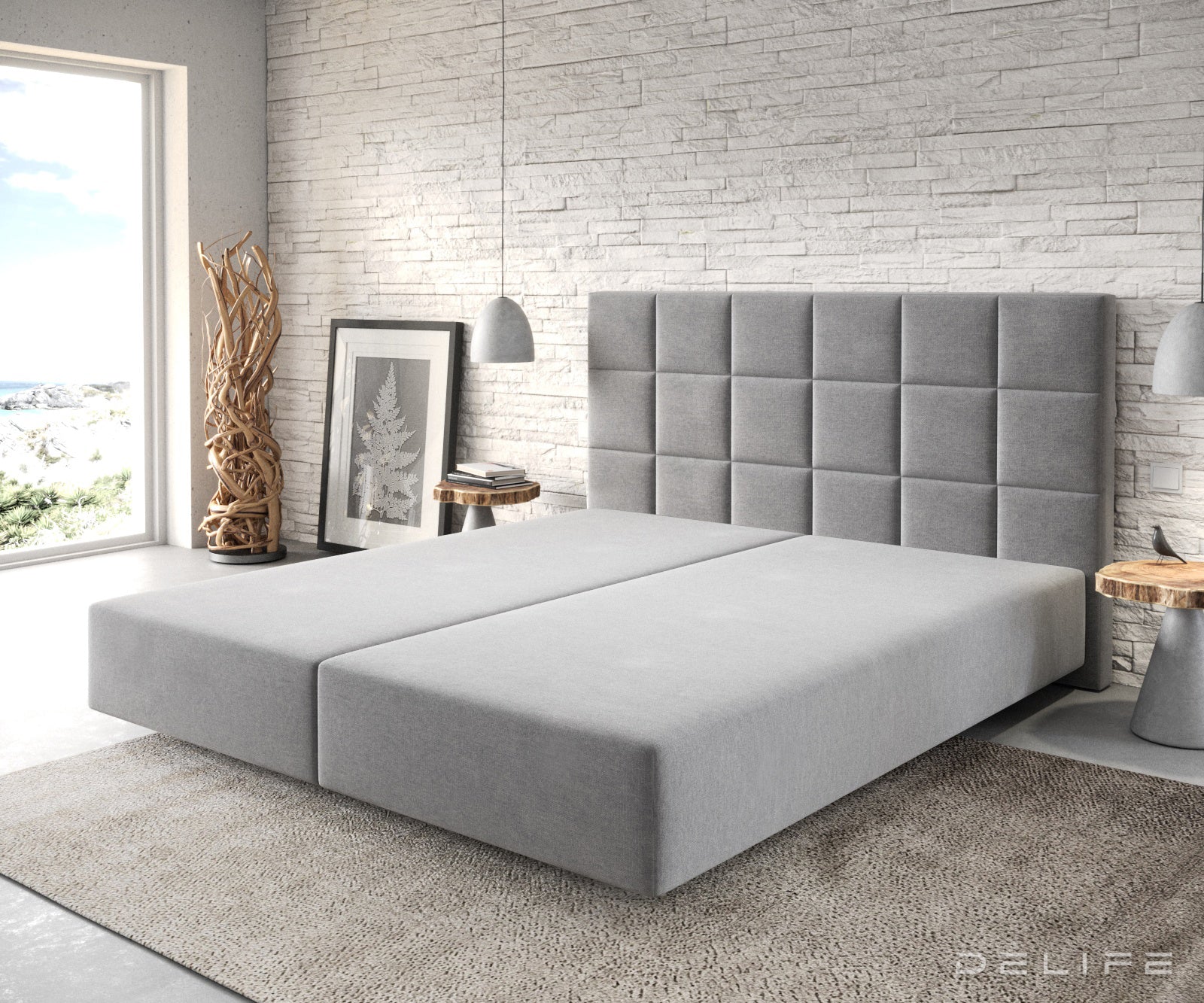 Box spring okvir Dream-Fine, Materijal: Mikrofibra