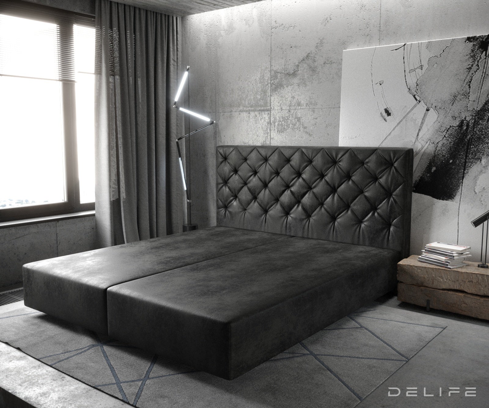 Box spring okvir Dream-Great, Materijal: Mikrofibra