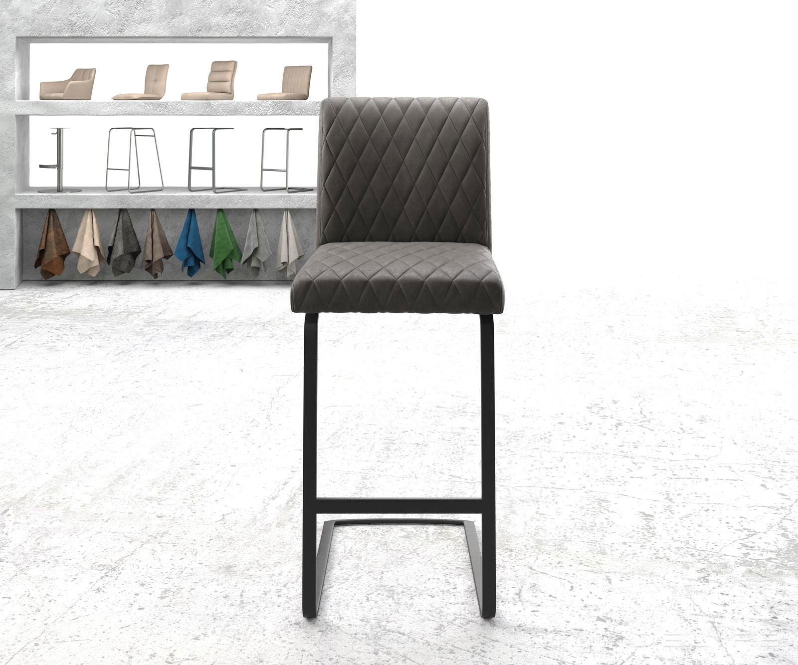 Barska stolica Earnest, Materijal: Mikrofibra