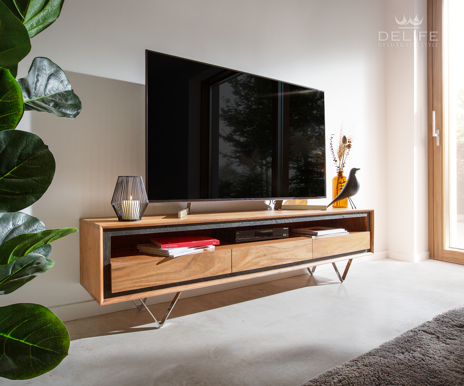 Komoda Stonegrace 175cm, Materijal: Bagrem