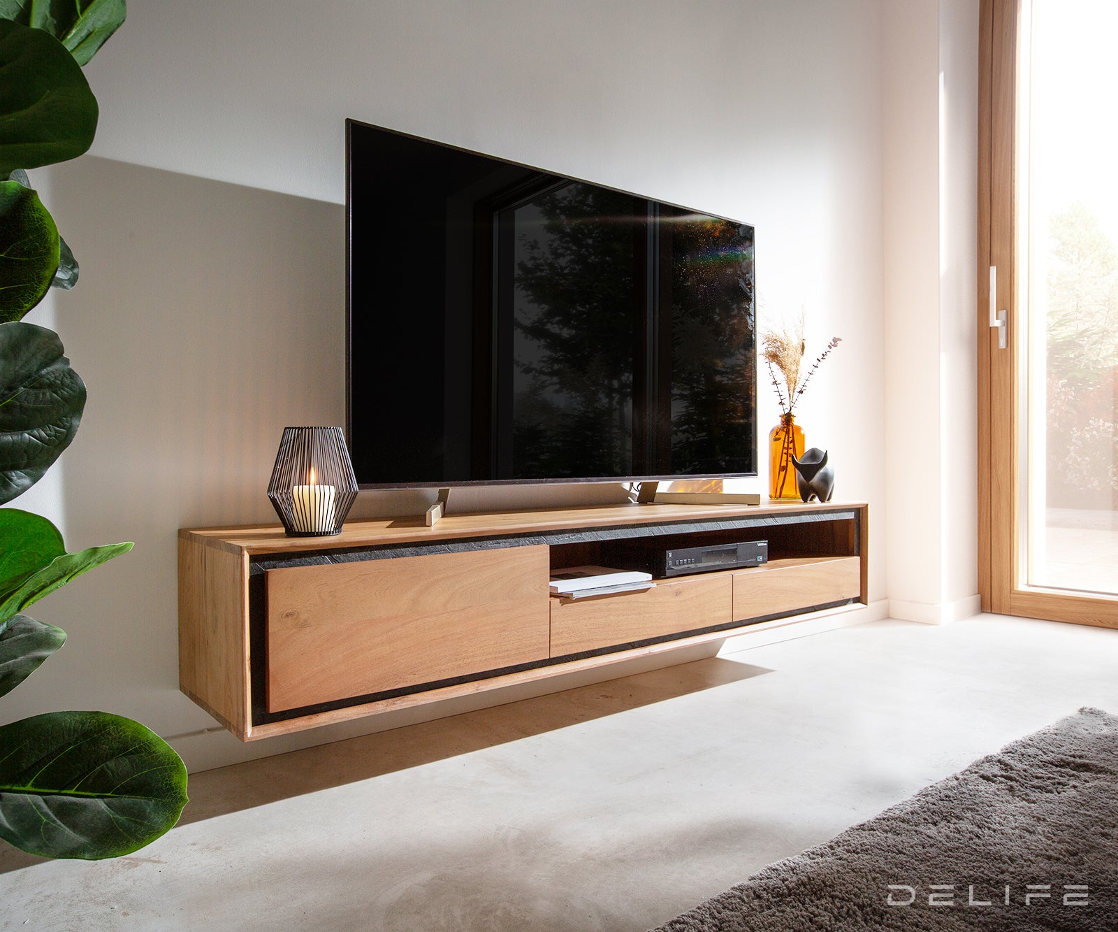 Komoda Stonegrace 175cm, Materijal: Bagrem